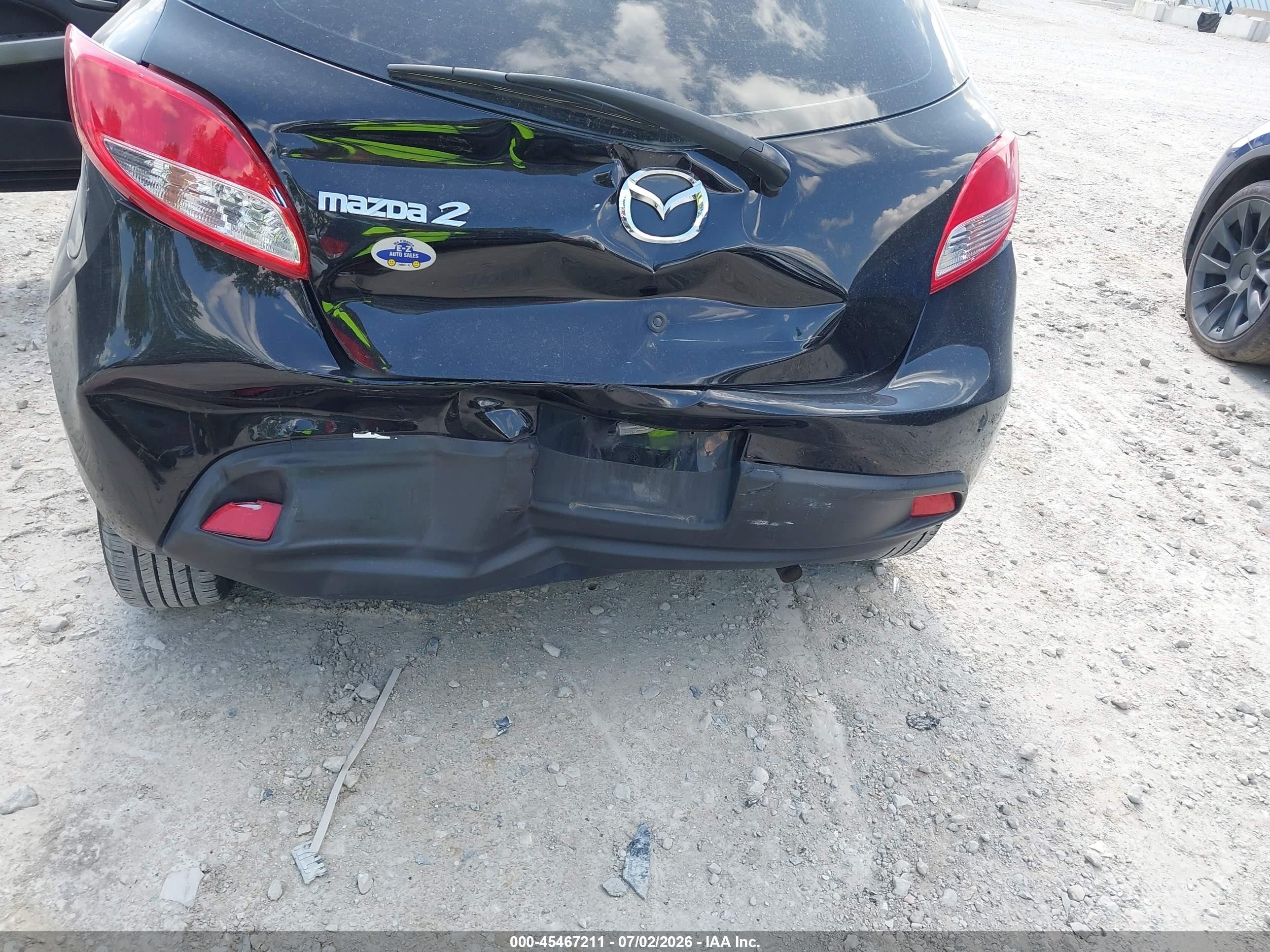 2013 Mazda Mazda2 Sport Black vin: JM1DE1KY2D0152976