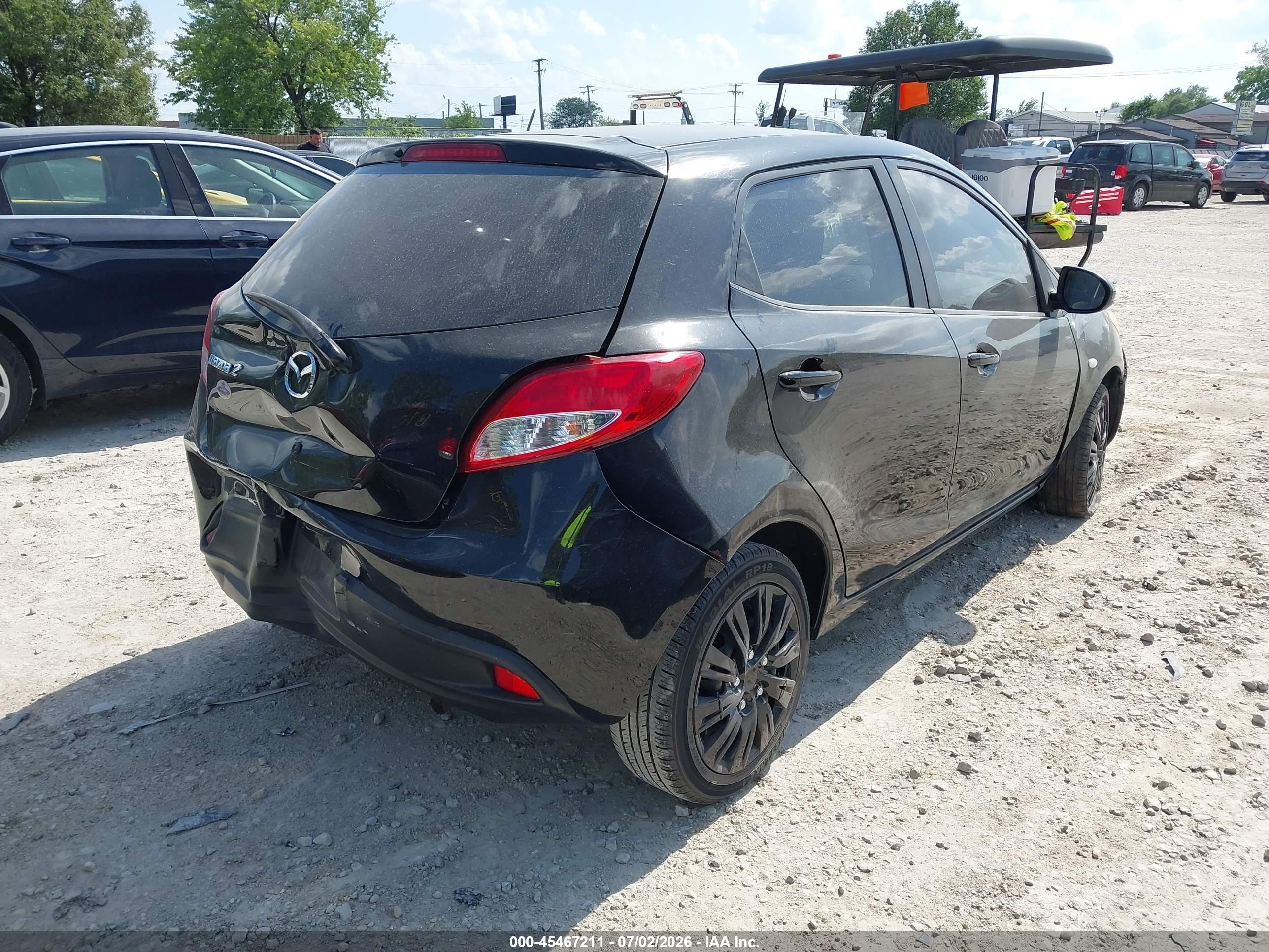 2013 Mazda Mazda2 Sport Black vin: JM1DE1KY2D0152976