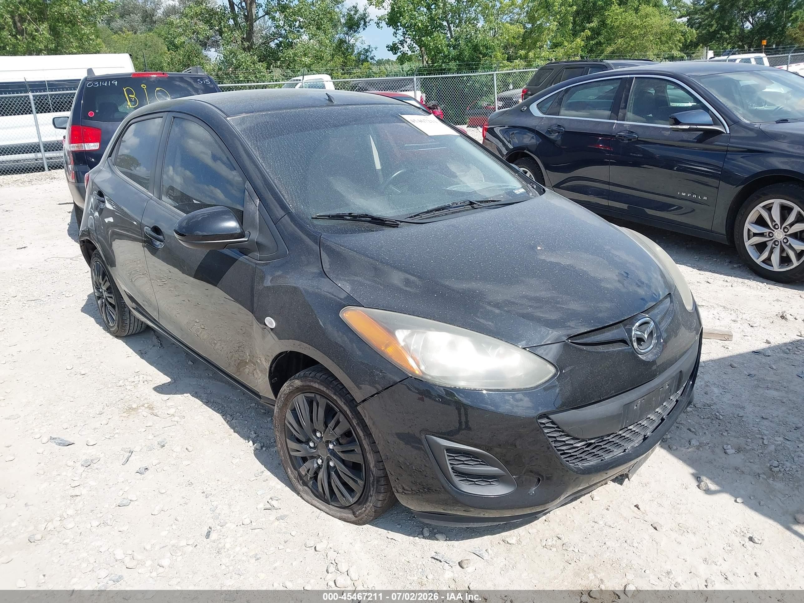 2013 Mazda Mazda2 Sport Black vin: JM1DE1KY2D0152976