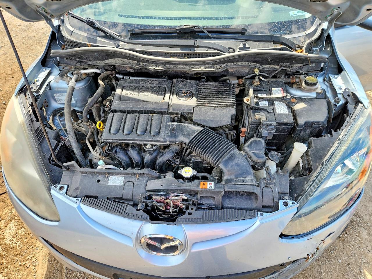 2013 Mazda Mazda2 Blue vin: JM1DE1KY2D0156591