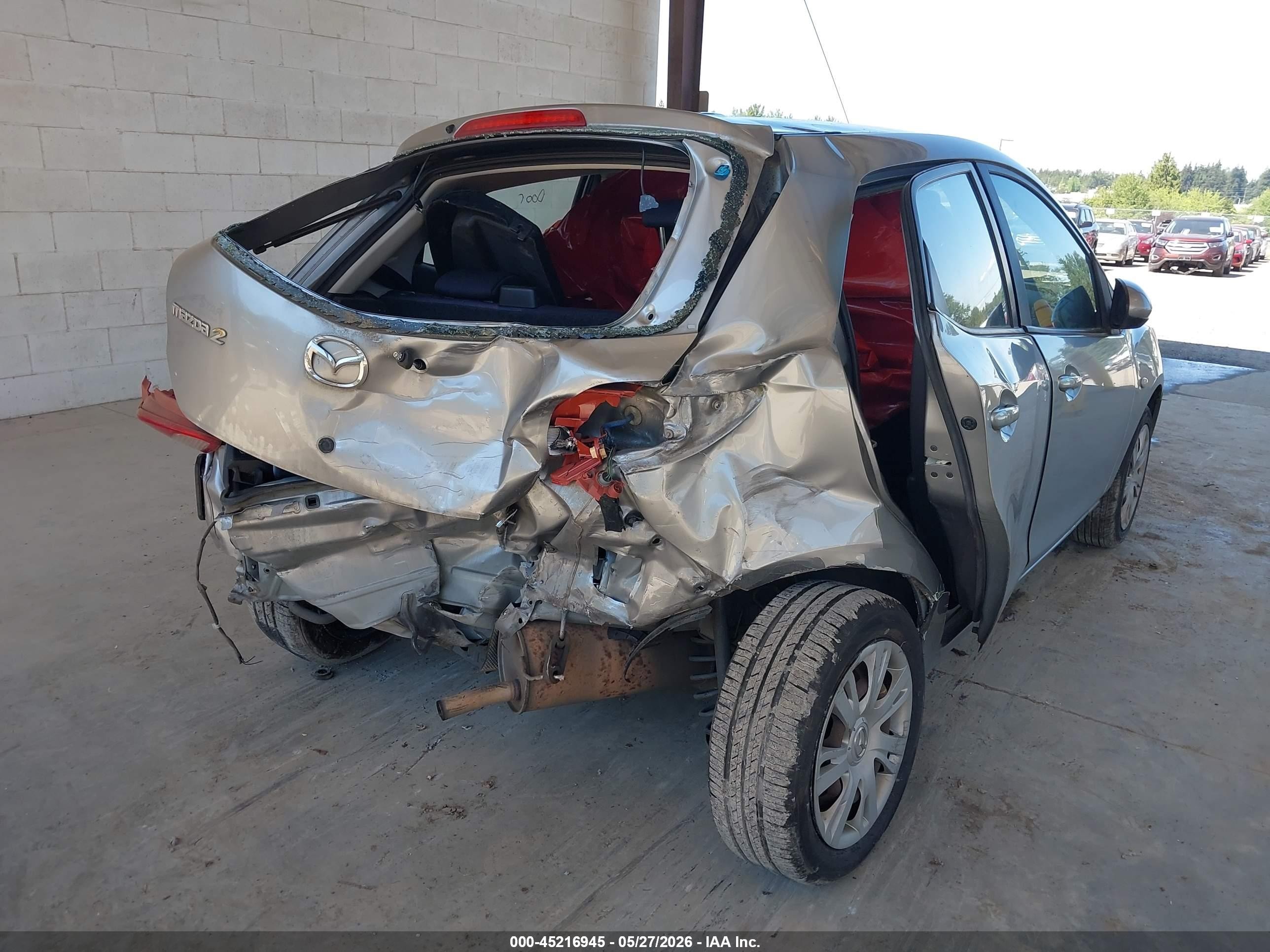 2012 Mazda Mazda2 Sport Gray vin: JM1DE1KY3C0152189