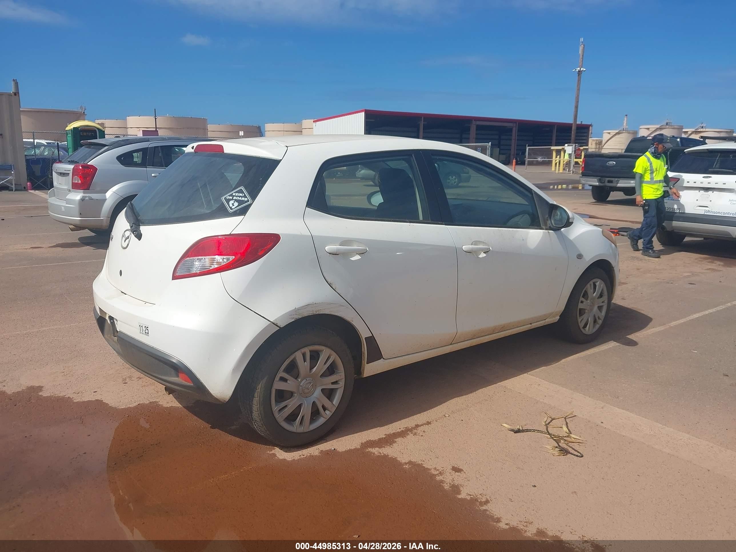 2014 Mazda Mazda2 Sport Белый vin: JM1DE1KY3E0181601