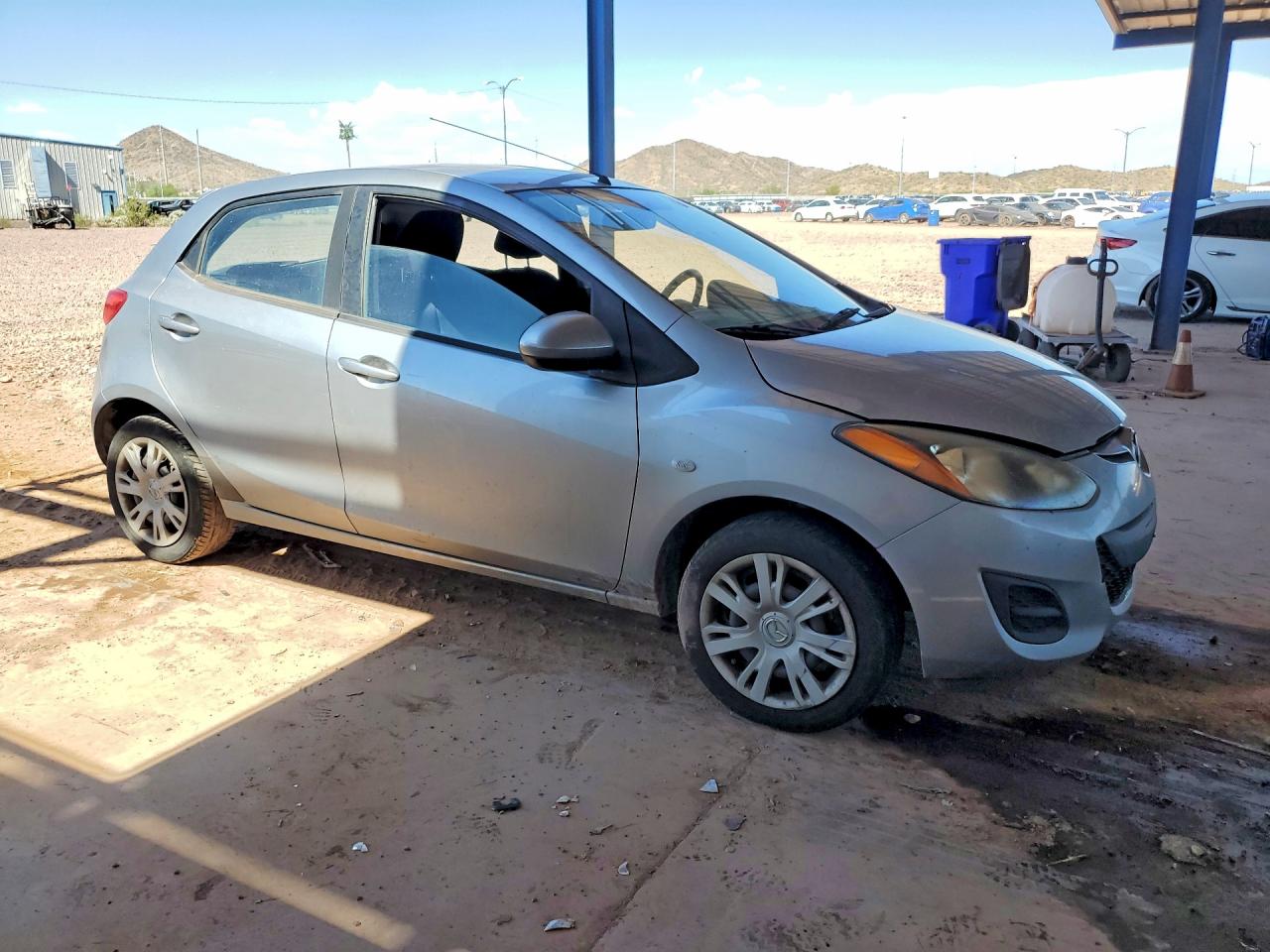 2013 Mazda Mazda 2 Gray vin: JM1DE1KY4D0153885