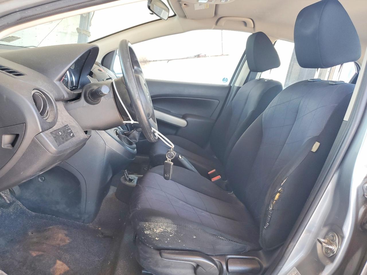 2013 Mazda Mazda 2 Gray vin: JM1DE1KY4D0153885
