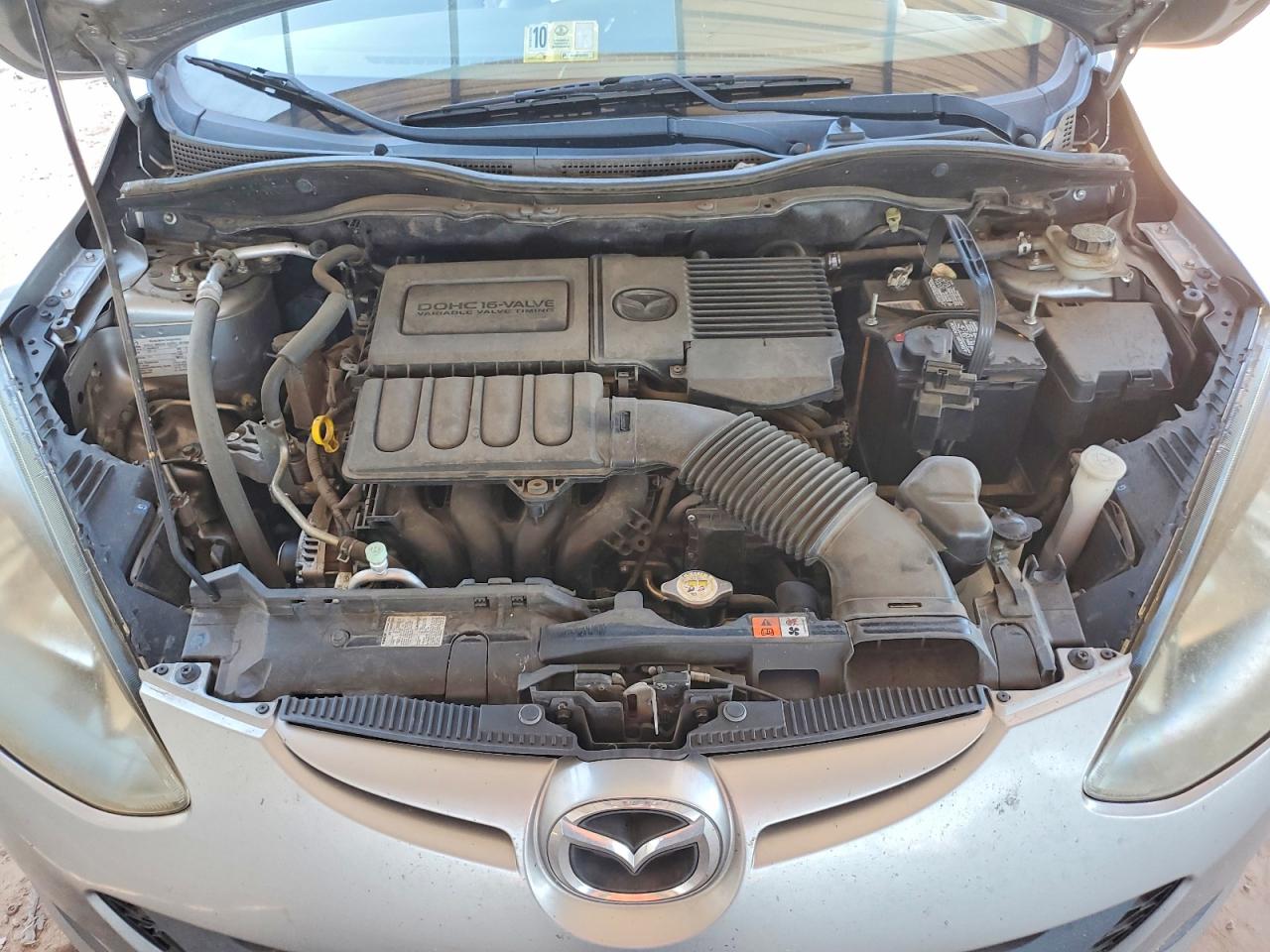 2013 Mazda Mazda 2 Gray vin: JM1DE1KY4D0153885