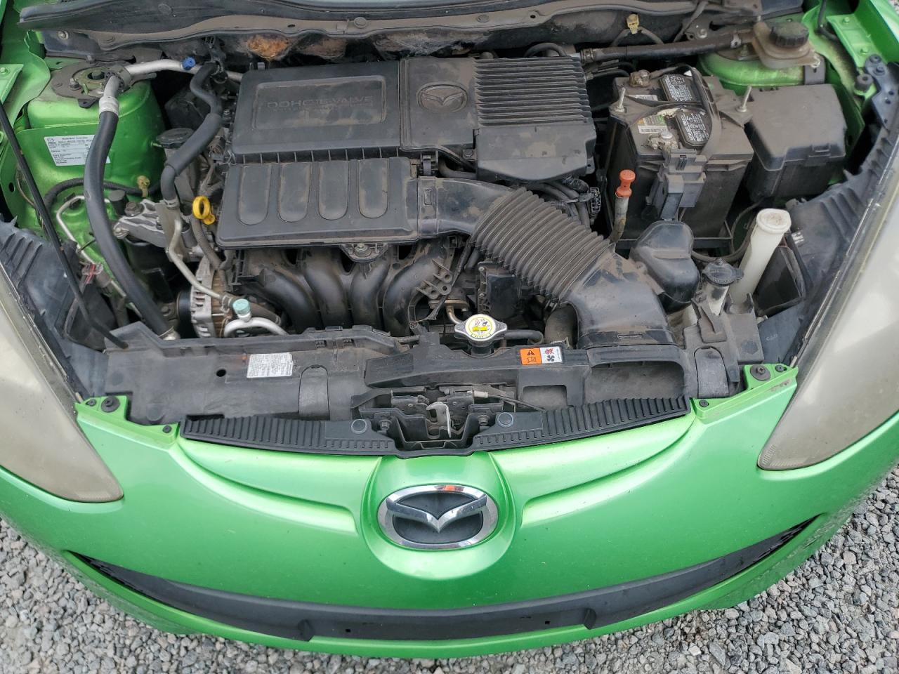 2013 Mazda Mazda2 Green vin: JM1DE1KY4D0163851