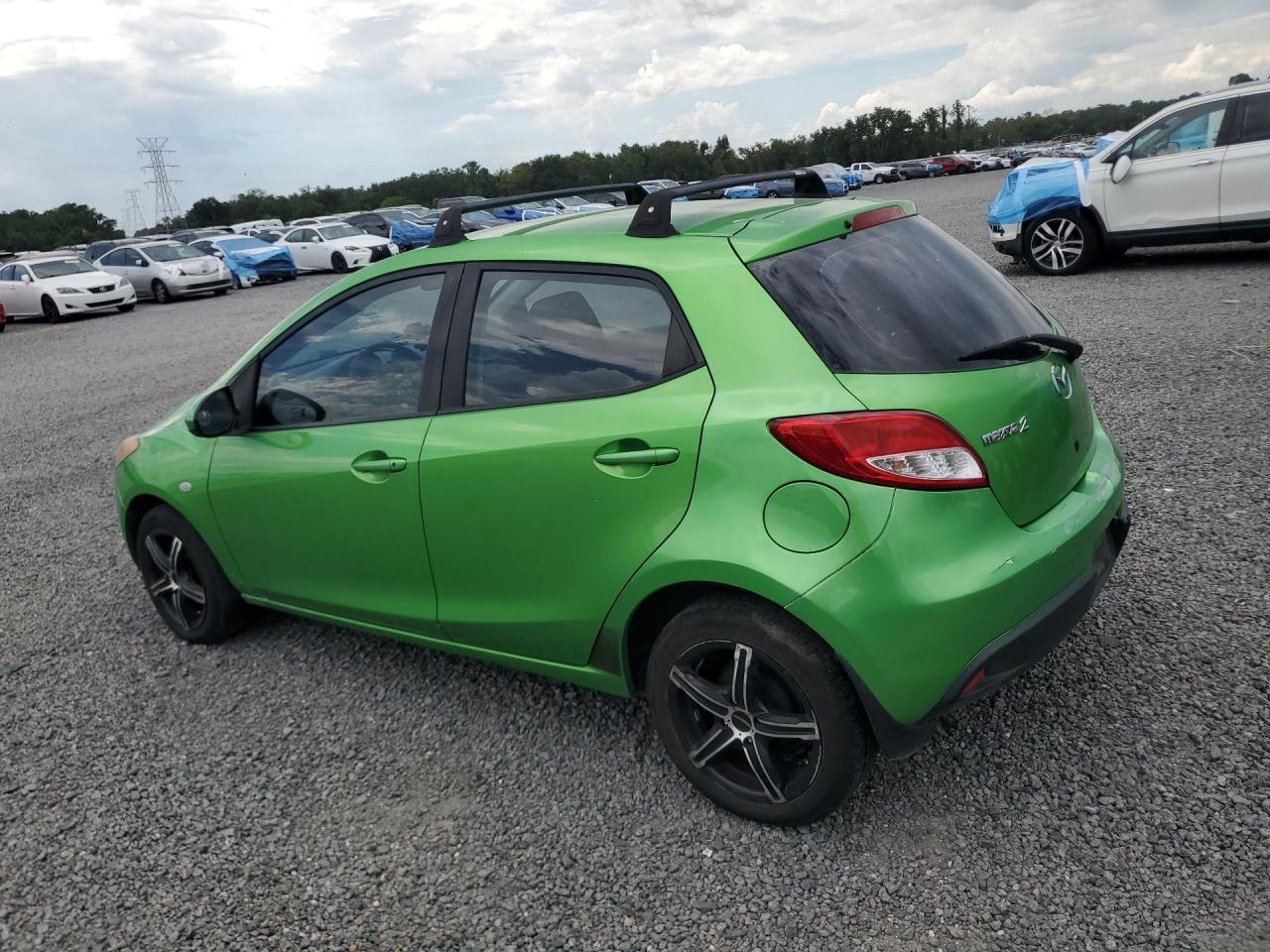 2013 Mazda Mazda2 Green vin: JM1DE1KY4D0163851