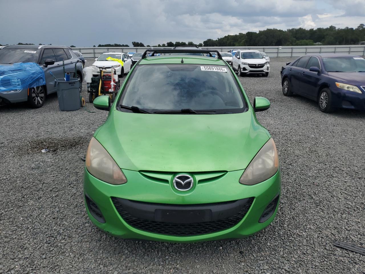 2013 Mazda Mazda2 Green vin: JM1DE1KY4D0163851