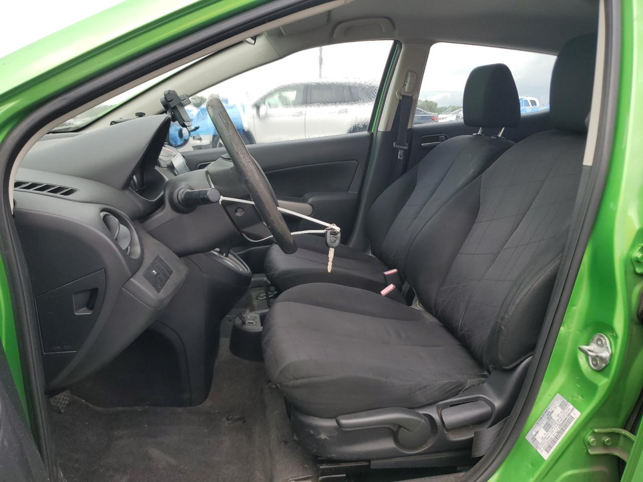 2013 Mazda Mazda2 Green vin: JM1DE1KY4D0163851