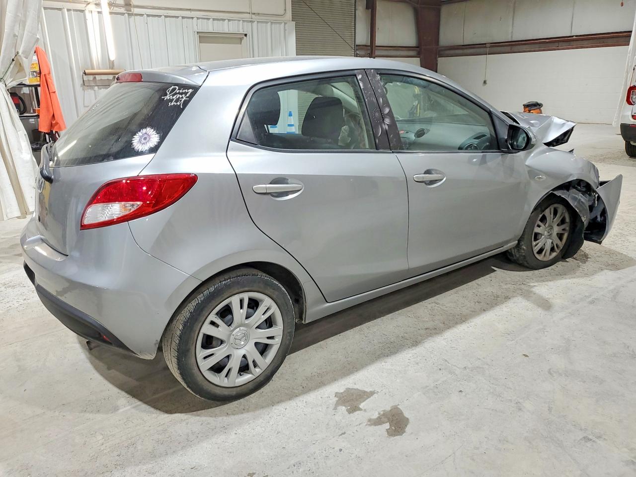 2013 Mazda Mazda2 Gray vin: JM1DE1KY4D0167575