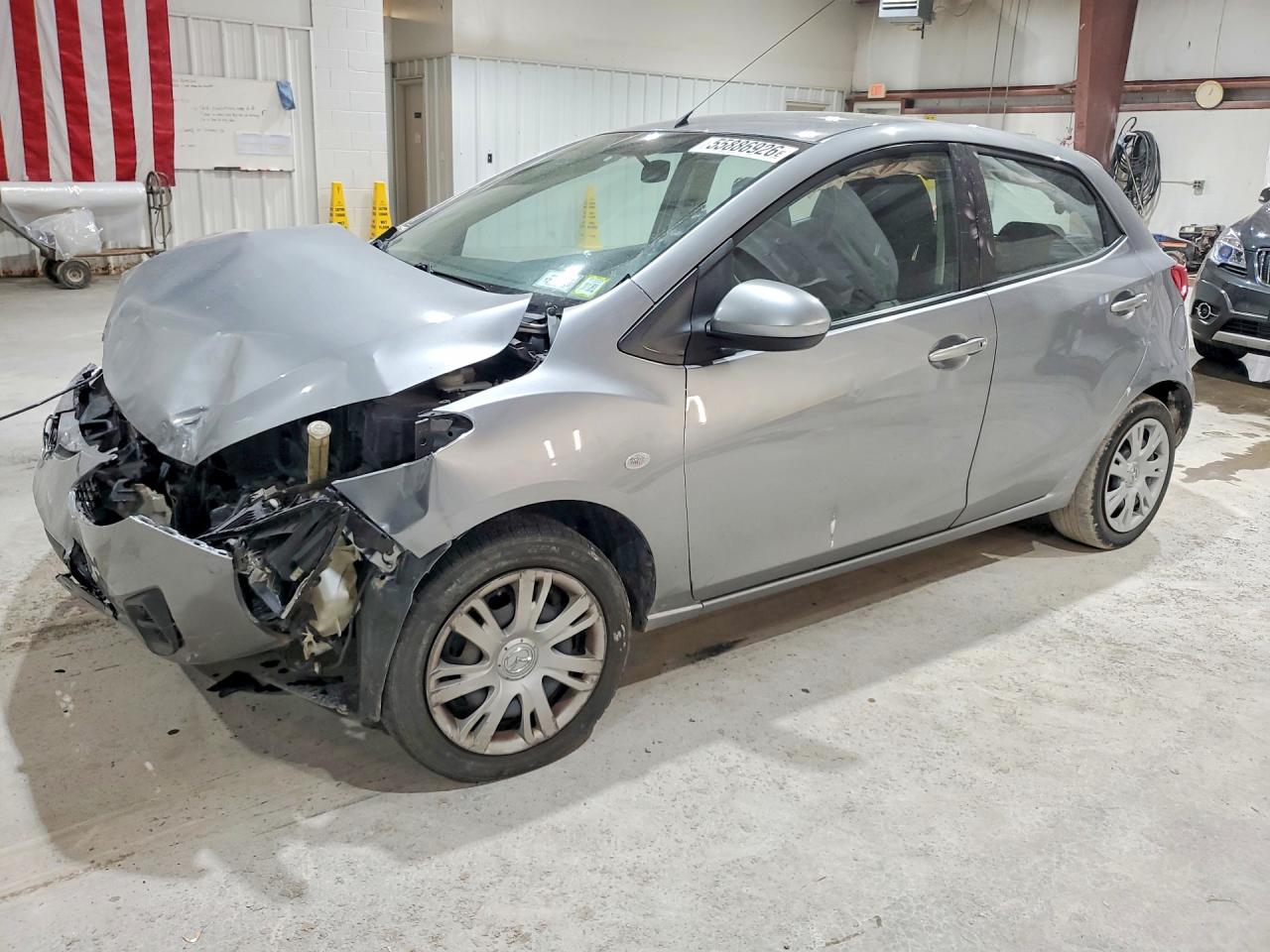 2013 Mazda Mazda2 Gray vin: JM1DE1KY4D0167575