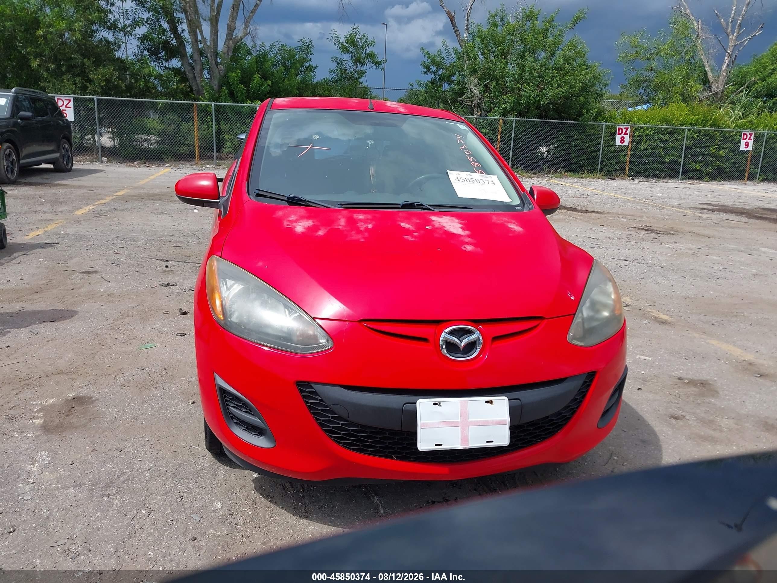 2013 Mazda Mazda2 Sport Красный vin: JM1DE1KY4D0170668