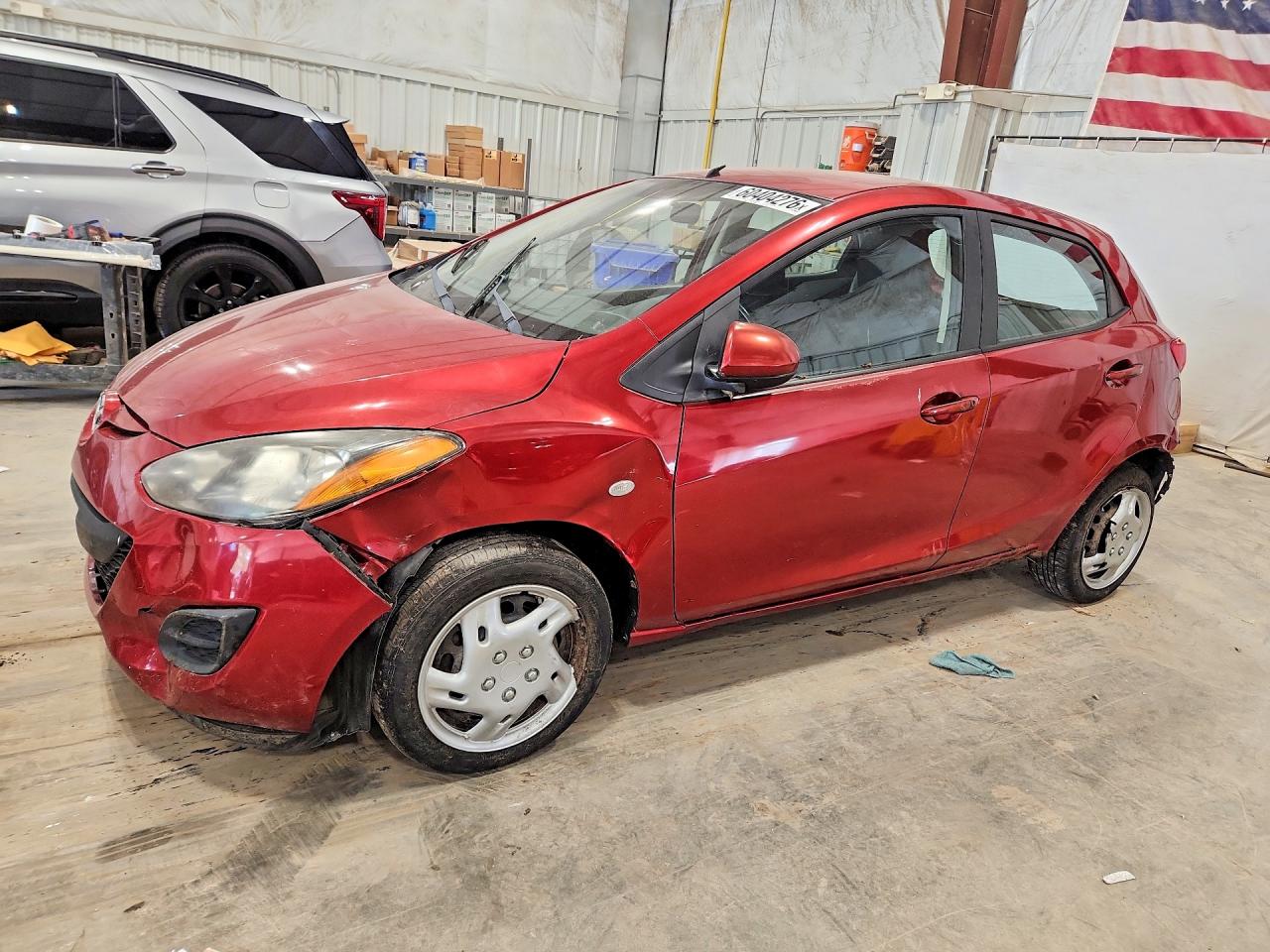 2014 Mazda Mazda2 Sport Red vin: JM1DE1KY4E0174446