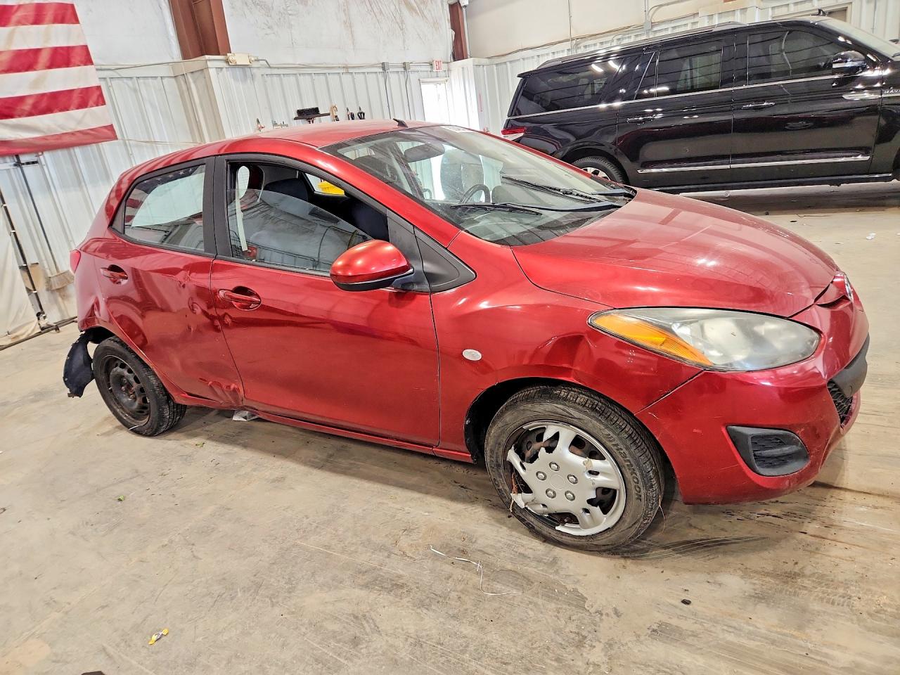 2014 Mazda Mazda2 Sport Red vin: JM1DE1KY4E0174446