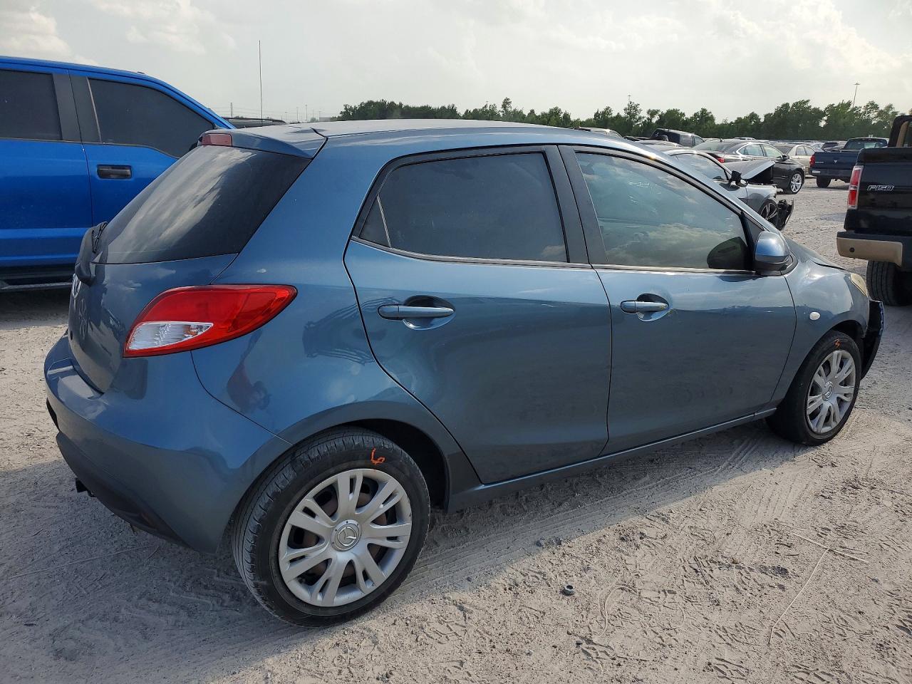 2014 Mazda 2 Синий vin: JM1DE1KY4E0186287