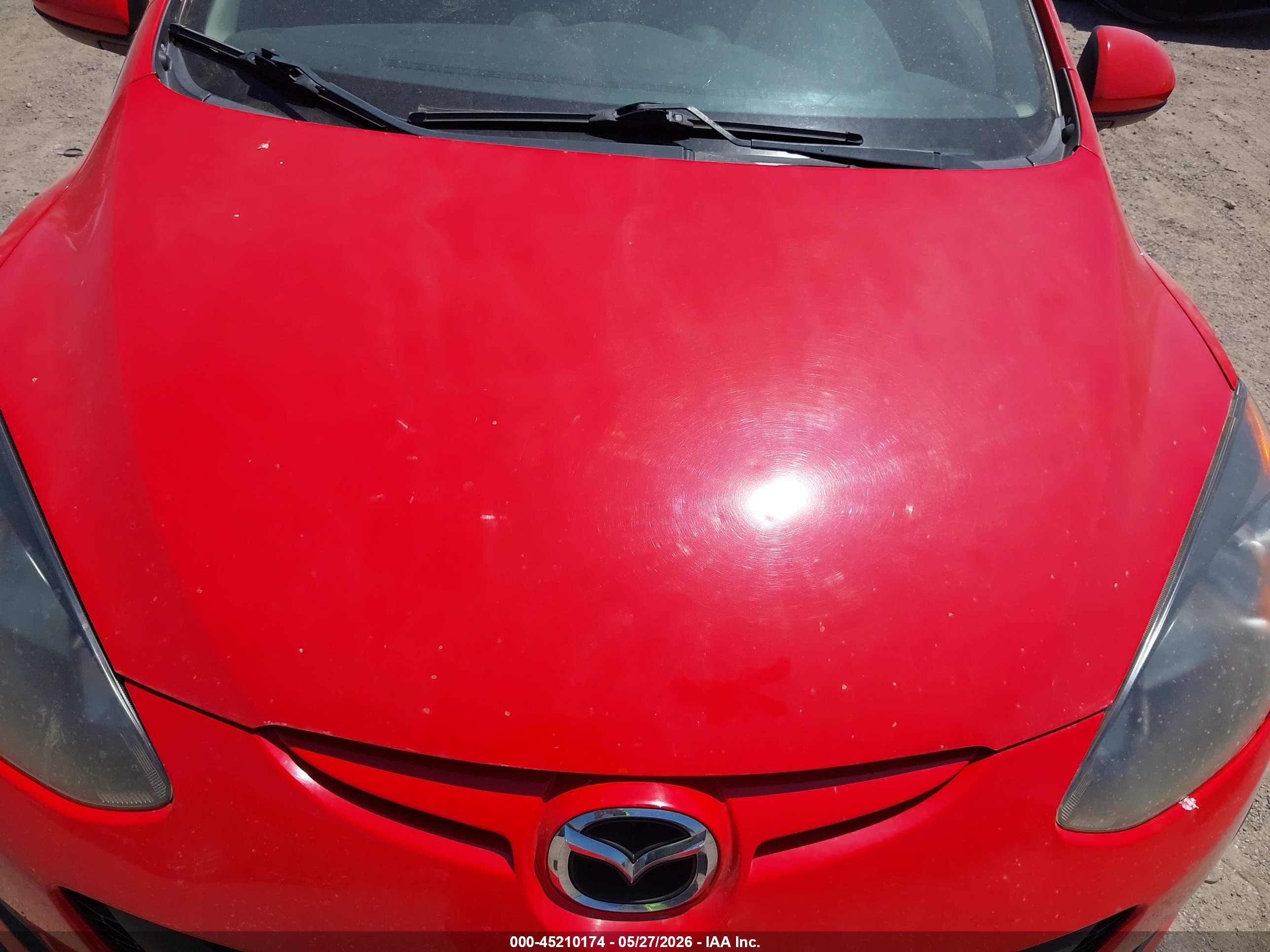 2012 Mazda Mazda2 Sport Red vin: JM1DE1KY5C0138052