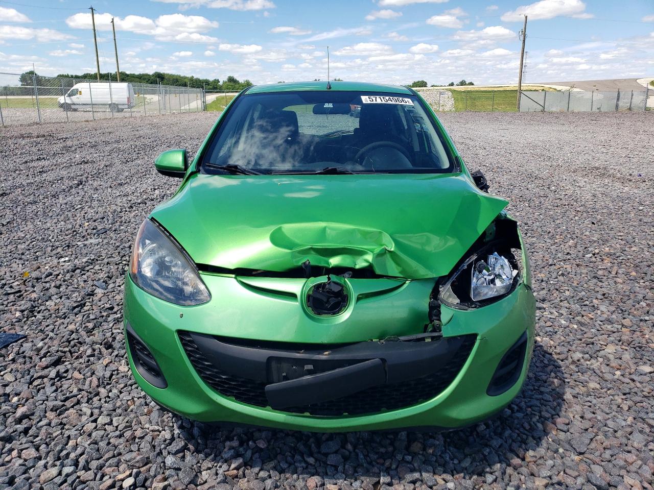2012 Mazda Mazda2 Green vin: JM1DE1KY6C0148363