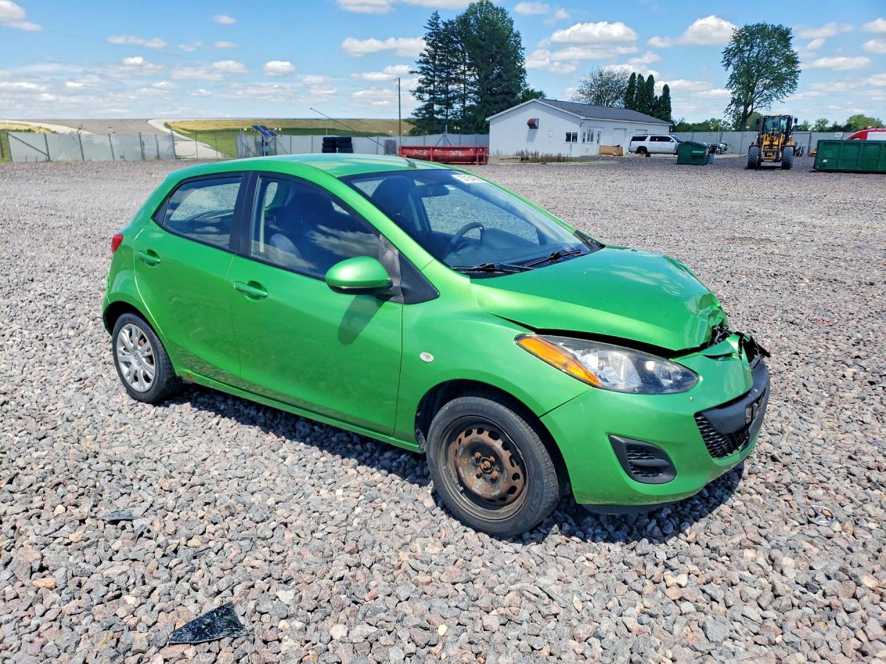 2012 Mazda Mazda2 Green vin: JM1DE1KY6C0148363