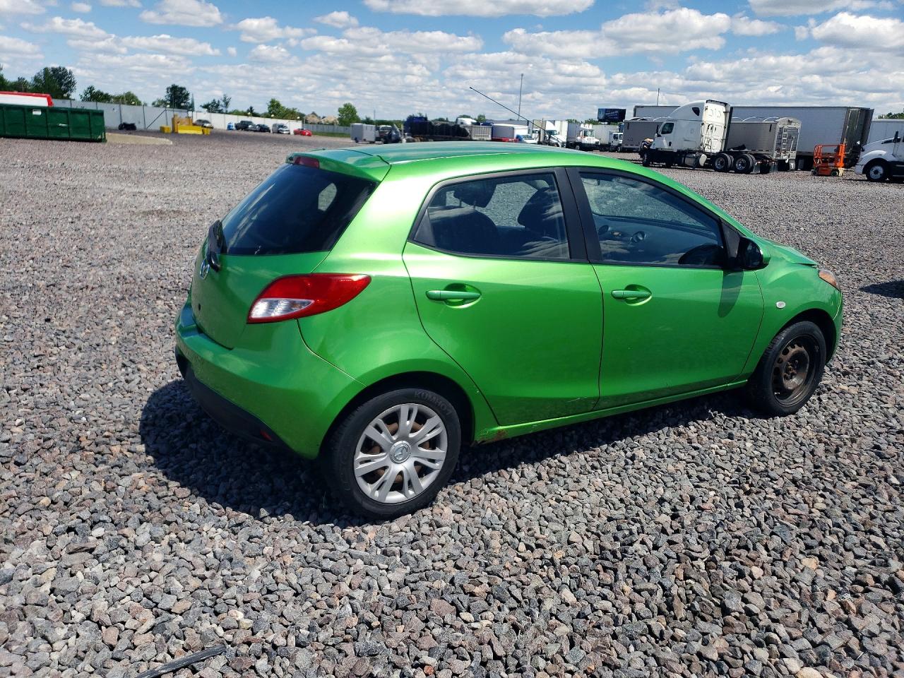 2012 Mazda Mazda2 Green vin: JM1DE1KY6C0148363