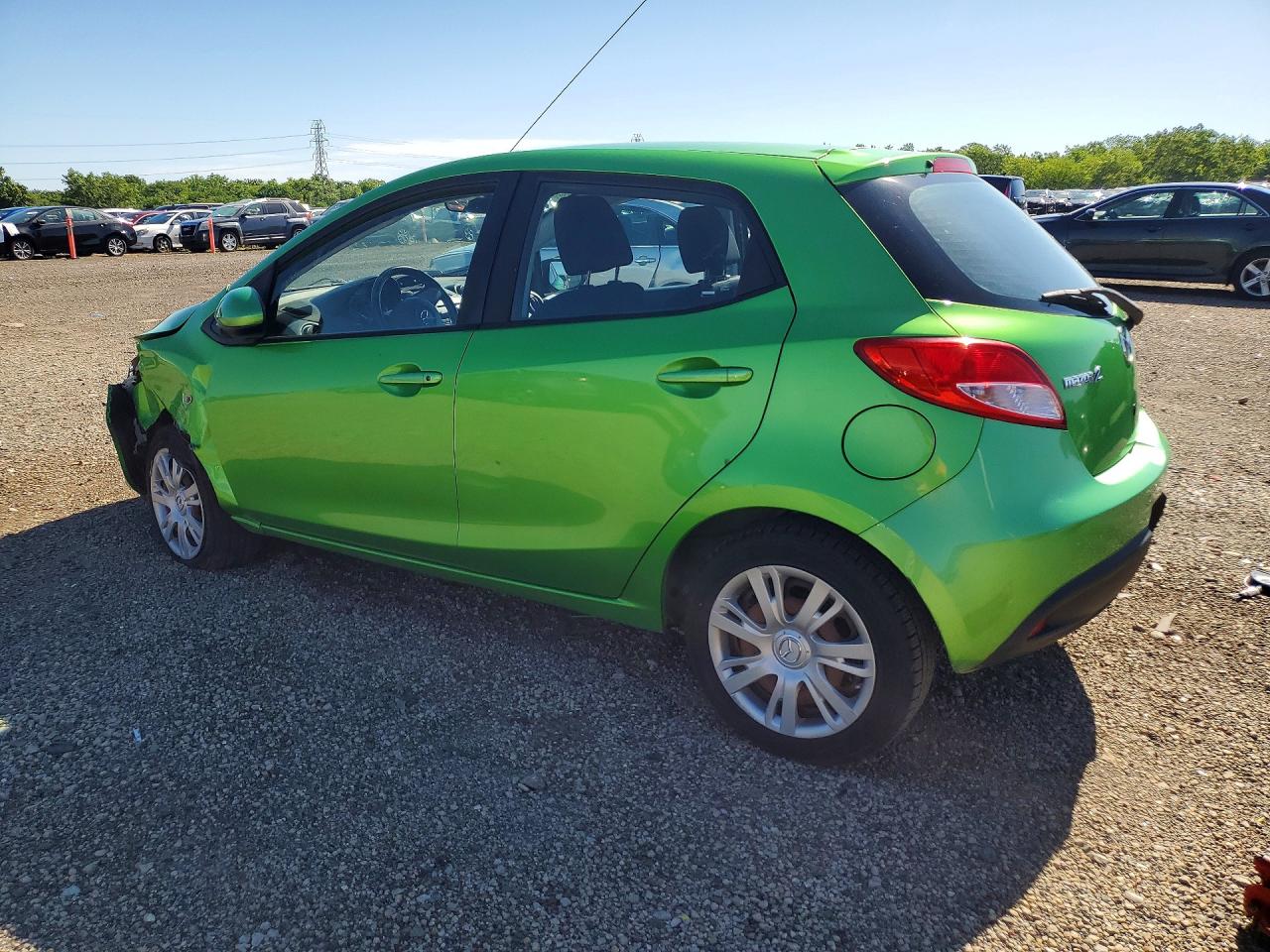 2013 Mazda Mazda2 Green vin: JM1DE1KY6D0154956