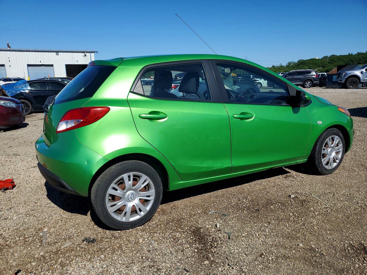 2013 Mazda Mazda2 Green vin: JM1DE1KY6D0154956
