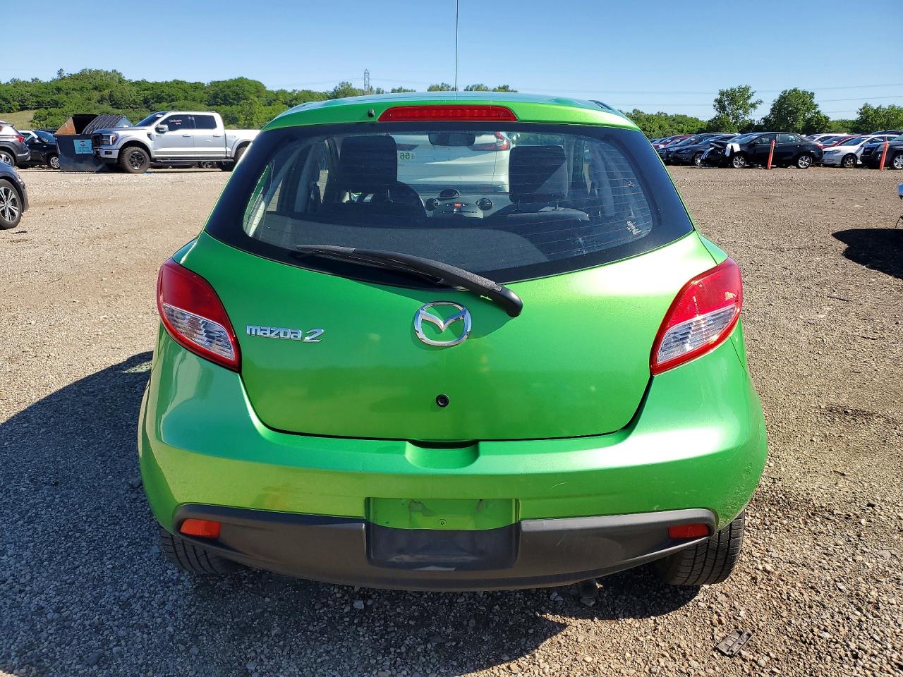 2013 Mazda Mazda2 Green vin: JM1DE1KY6D0154956