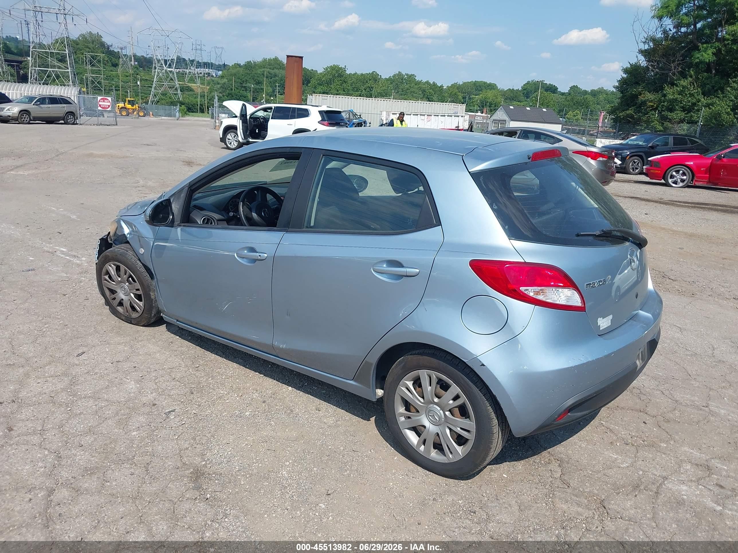 2013 Mazda Mazda2 Sport Light Blue vin: JM1DE1KY6D0166041