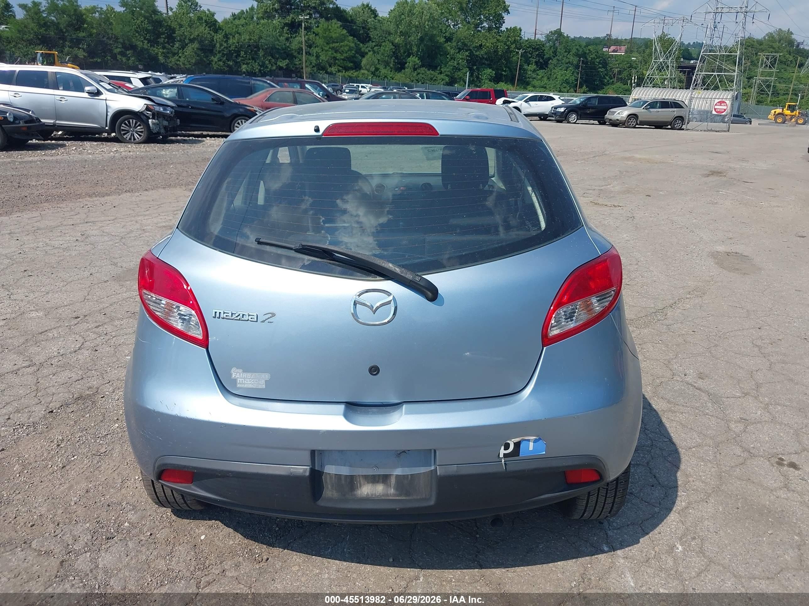 2013 Mazda Mazda2 Sport Light Blue vin: JM1DE1KY6D0166041