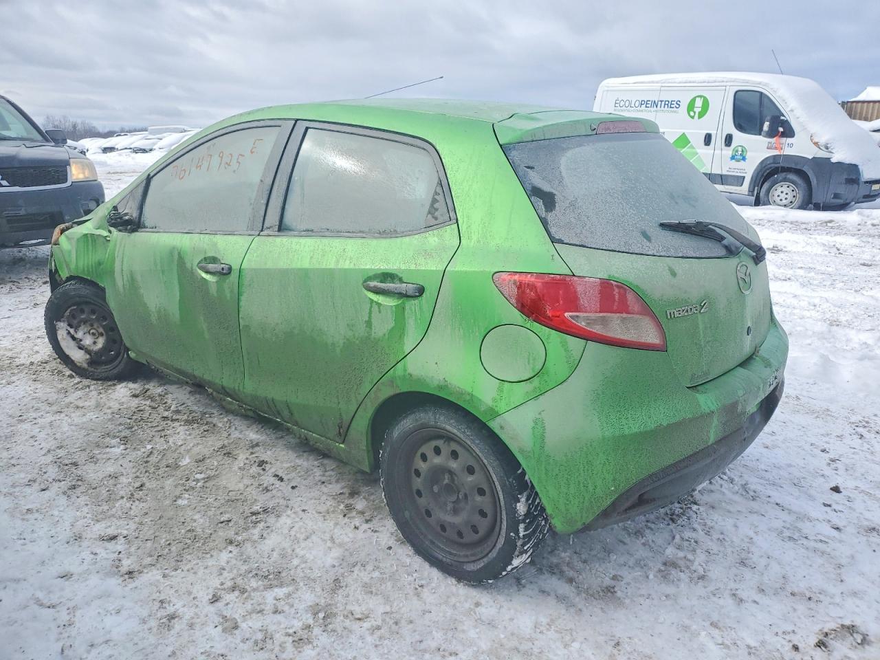2013 Mazda Mazda 2 Green vin: JM1DE1KY7D0168834