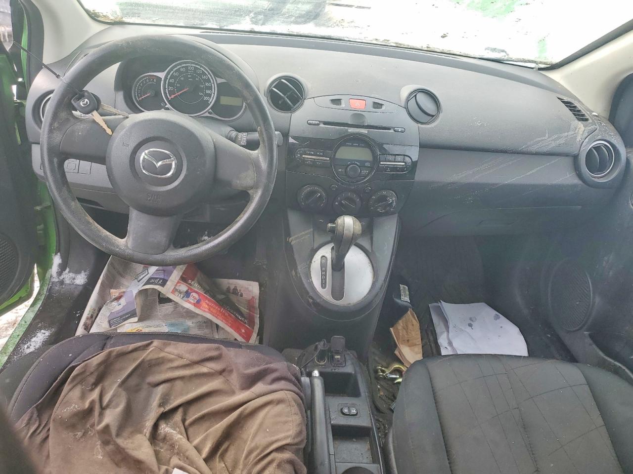 2013 Mazda Mazda 2 Green vin: JM1DE1KY7D0168834