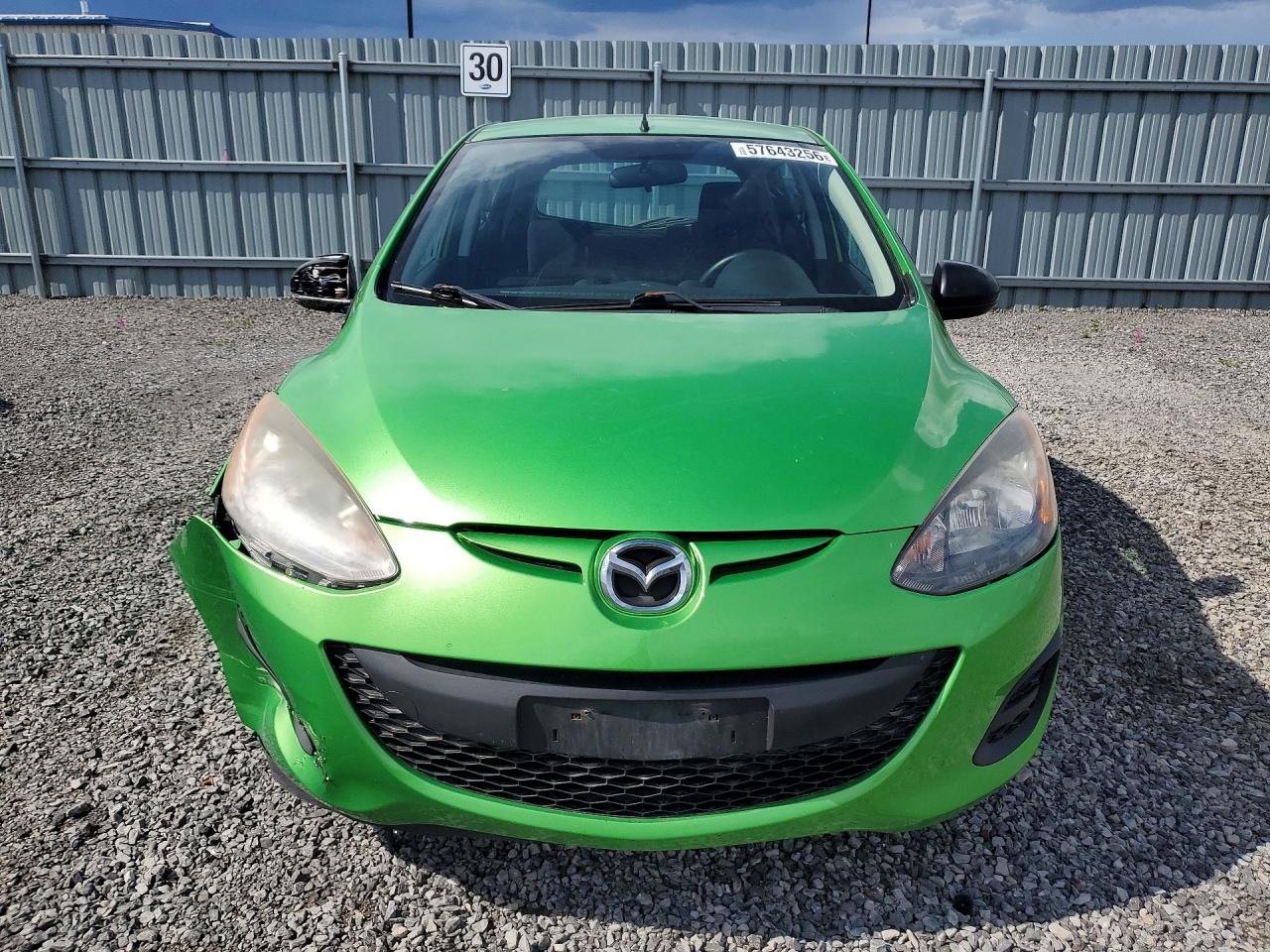 2012 Mazda Mazda2 Green vin: JM1DE1KY8C0143777