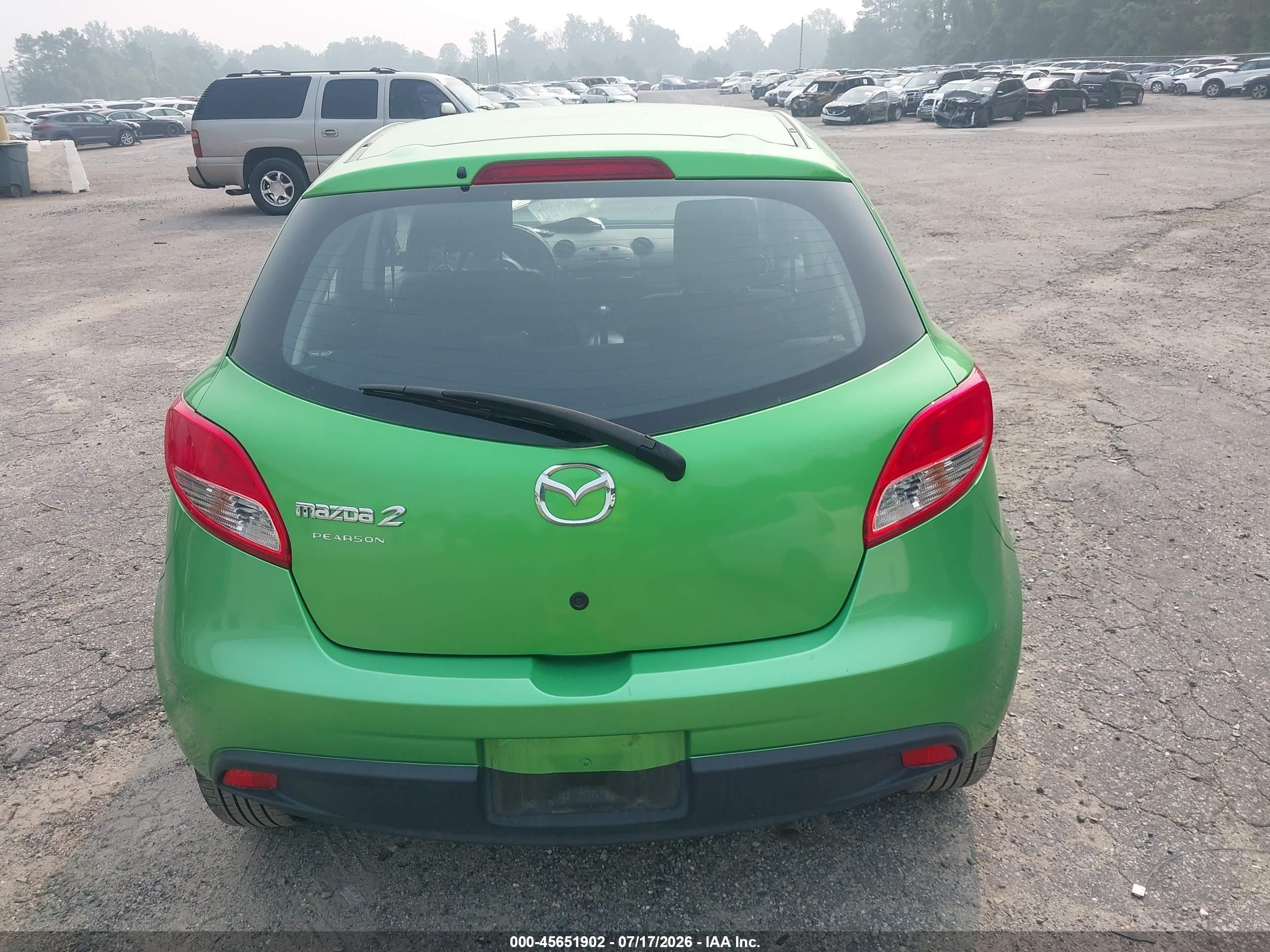 2013 Mazda Mazda2 Sport Green vin: JM1DE1KY8D0152934