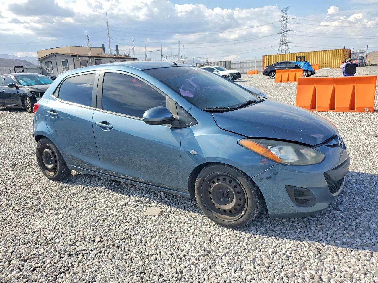 2014 Mazda Mazda2 Sport Синий vin: JM1DE1KY8E0177754