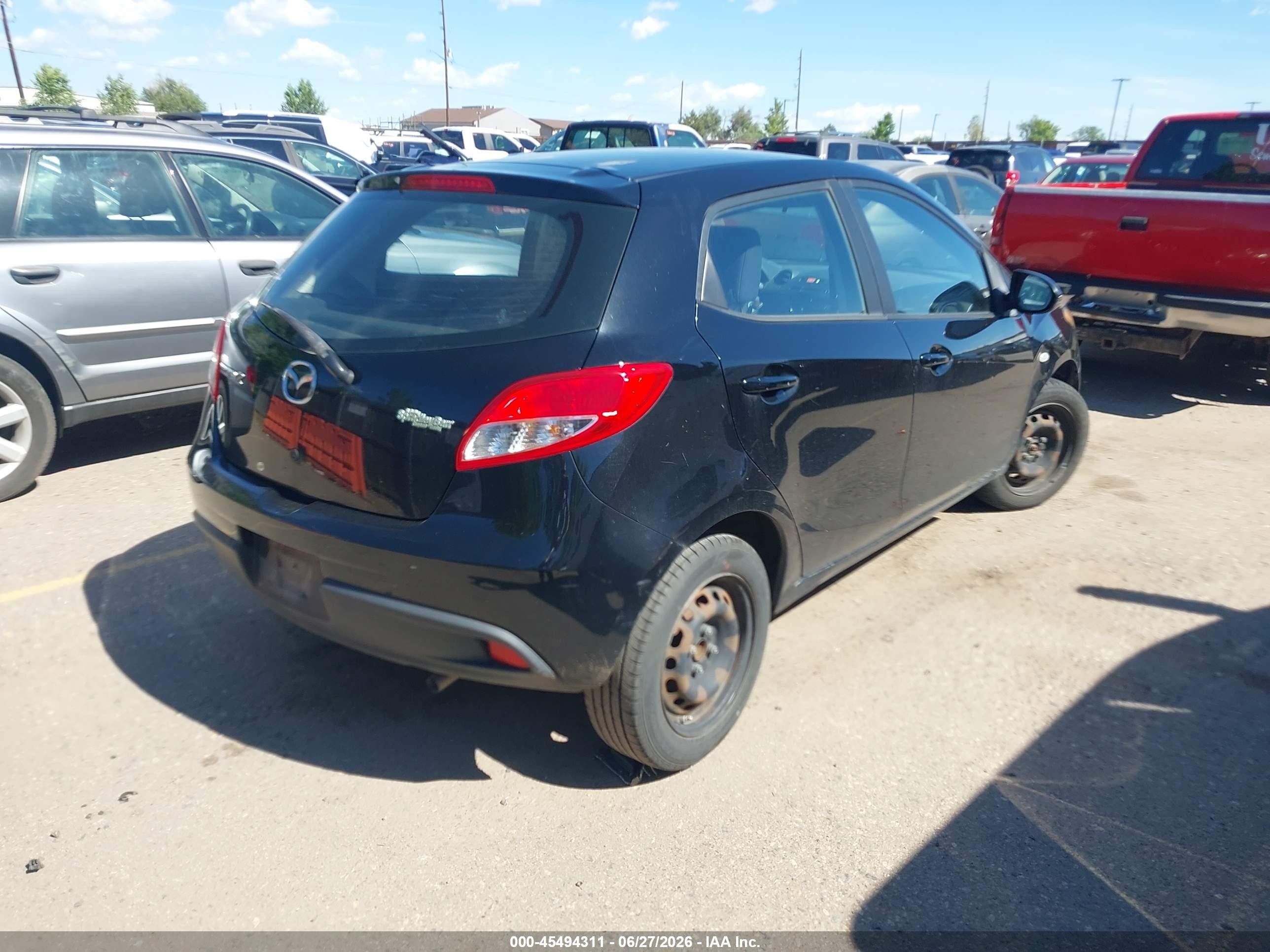 2012 Mazda Mazda2 Sport Black vin: JM1DE1KY9C0140158