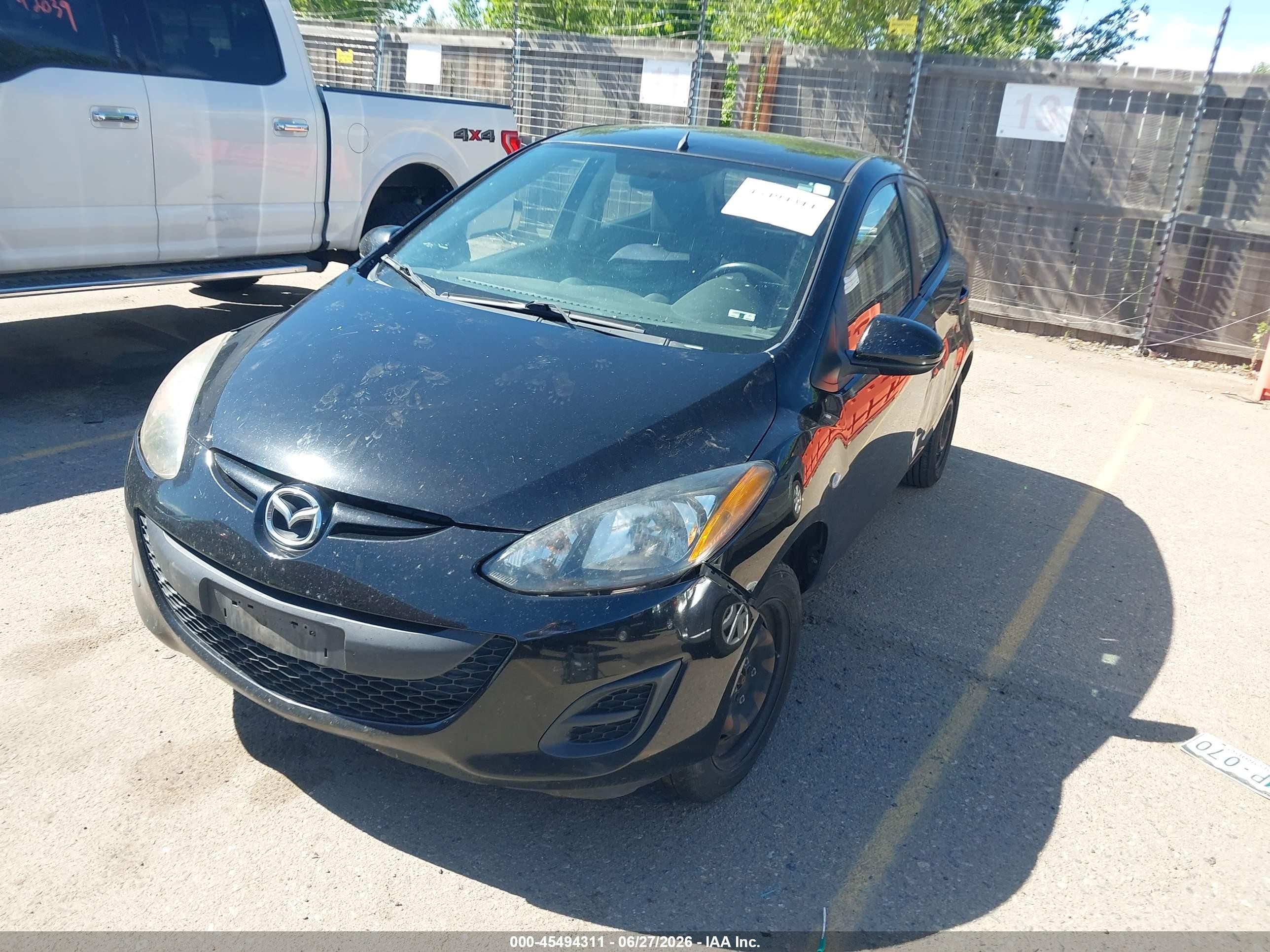 2012 Mazda Mazda2 Sport Black vin: JM1DE1KY9C0140158