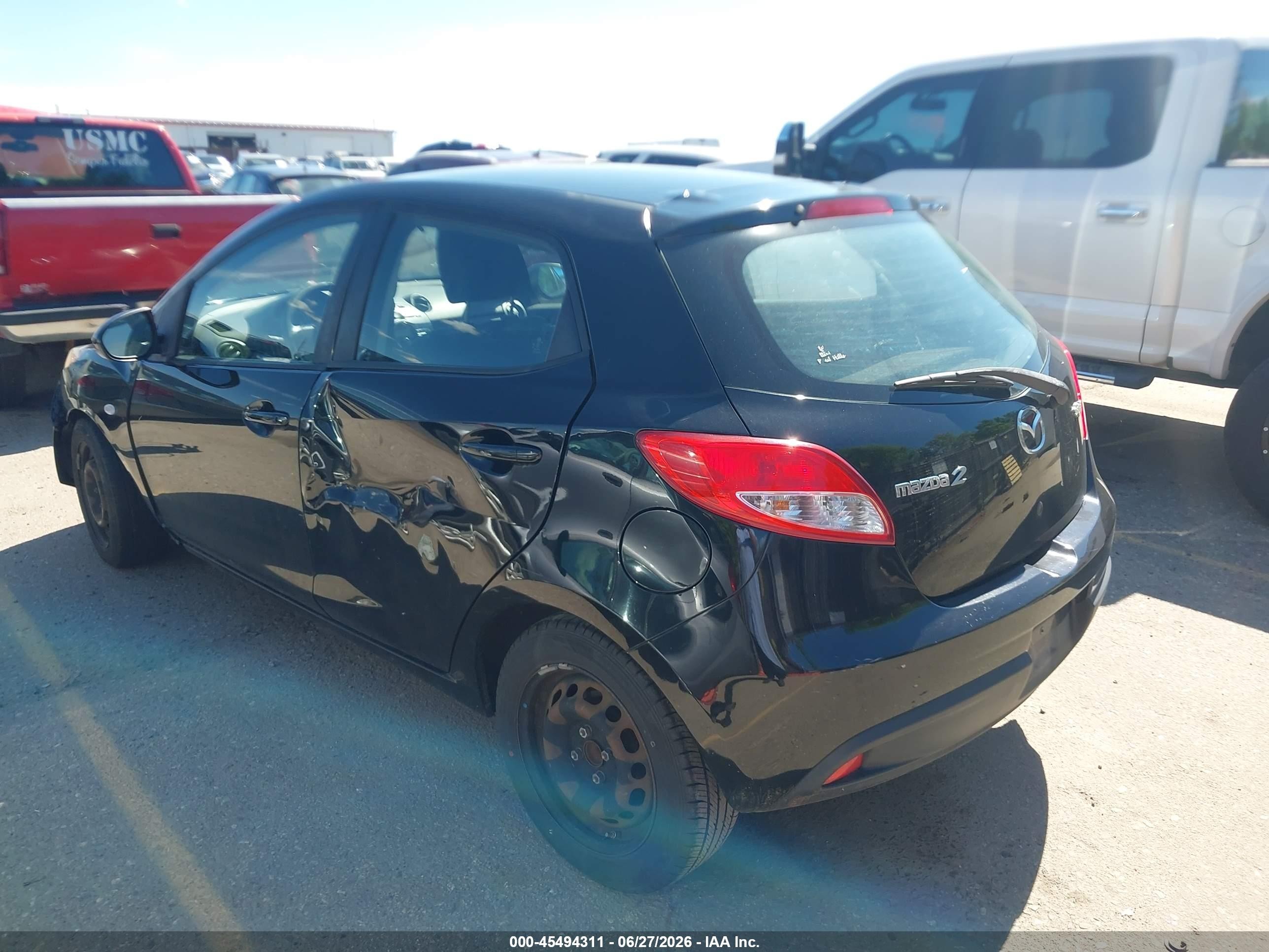 2012 Mazda Mazda2 Sport Black vin: JM1DE1KY9C0140158