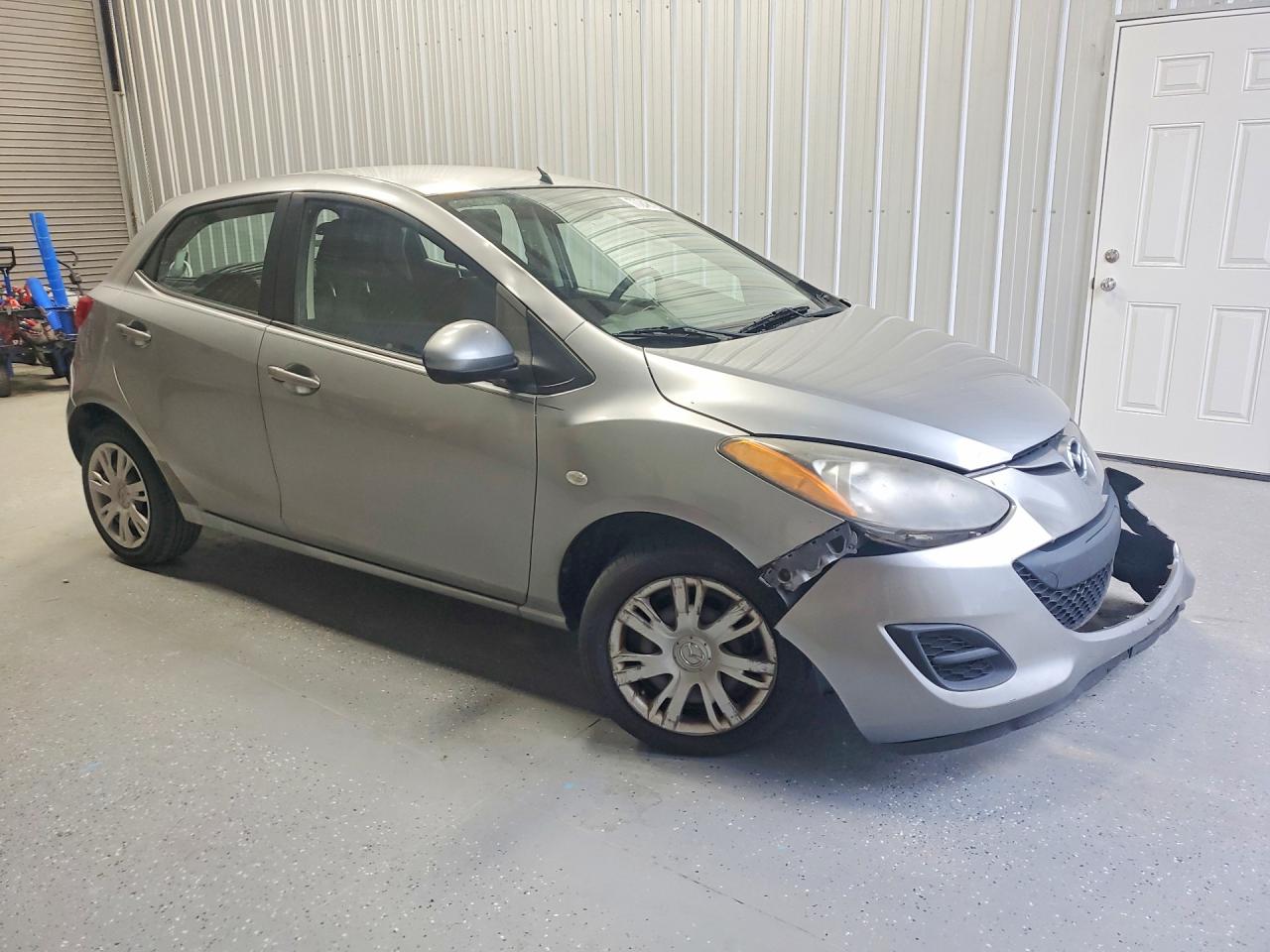 2013 Mazda 2 Gray vin: JM1DE1KYXD0155222
