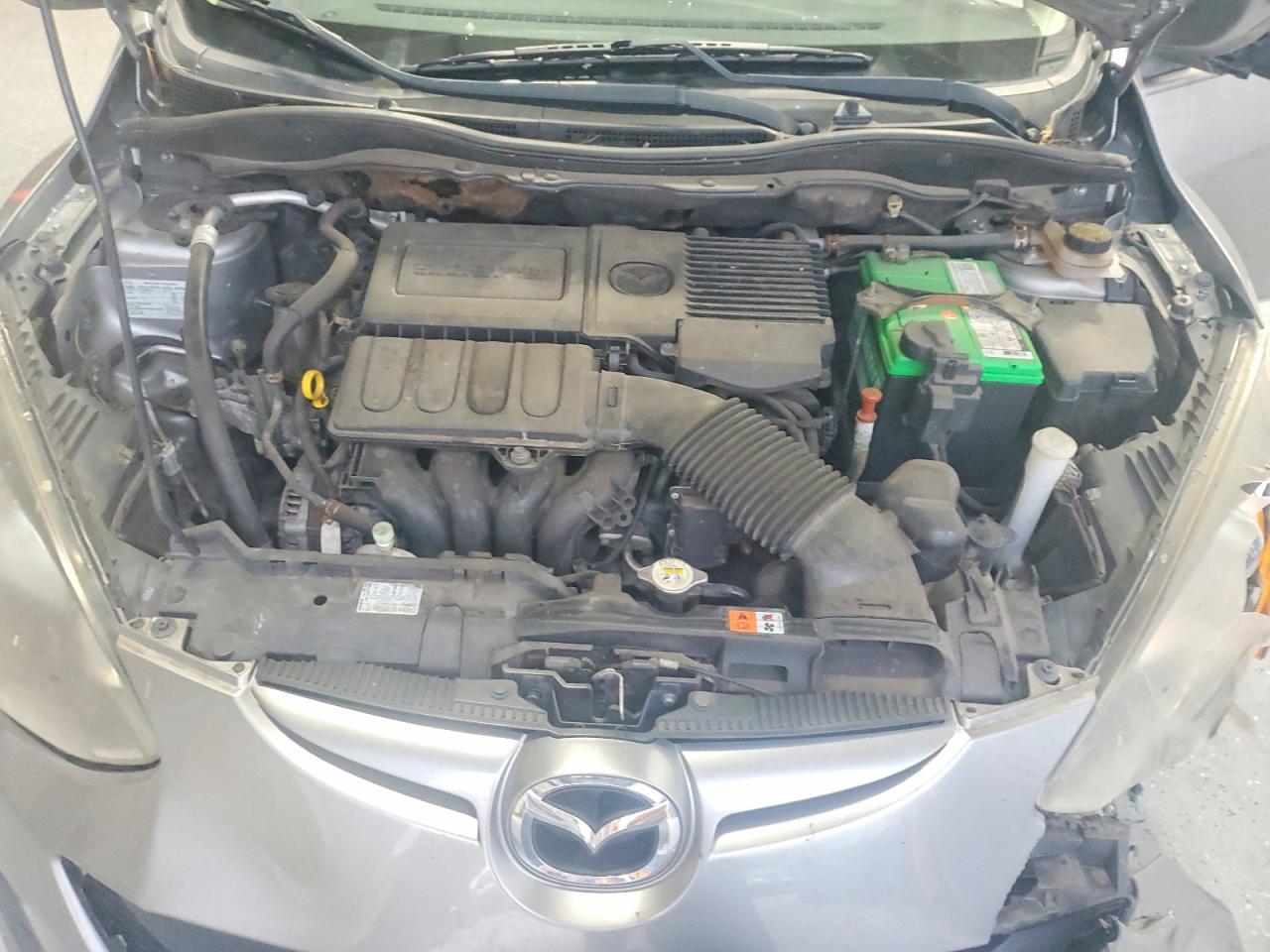 2013 Mazda 2 Gray vin: JM1DE1KYXD0155222