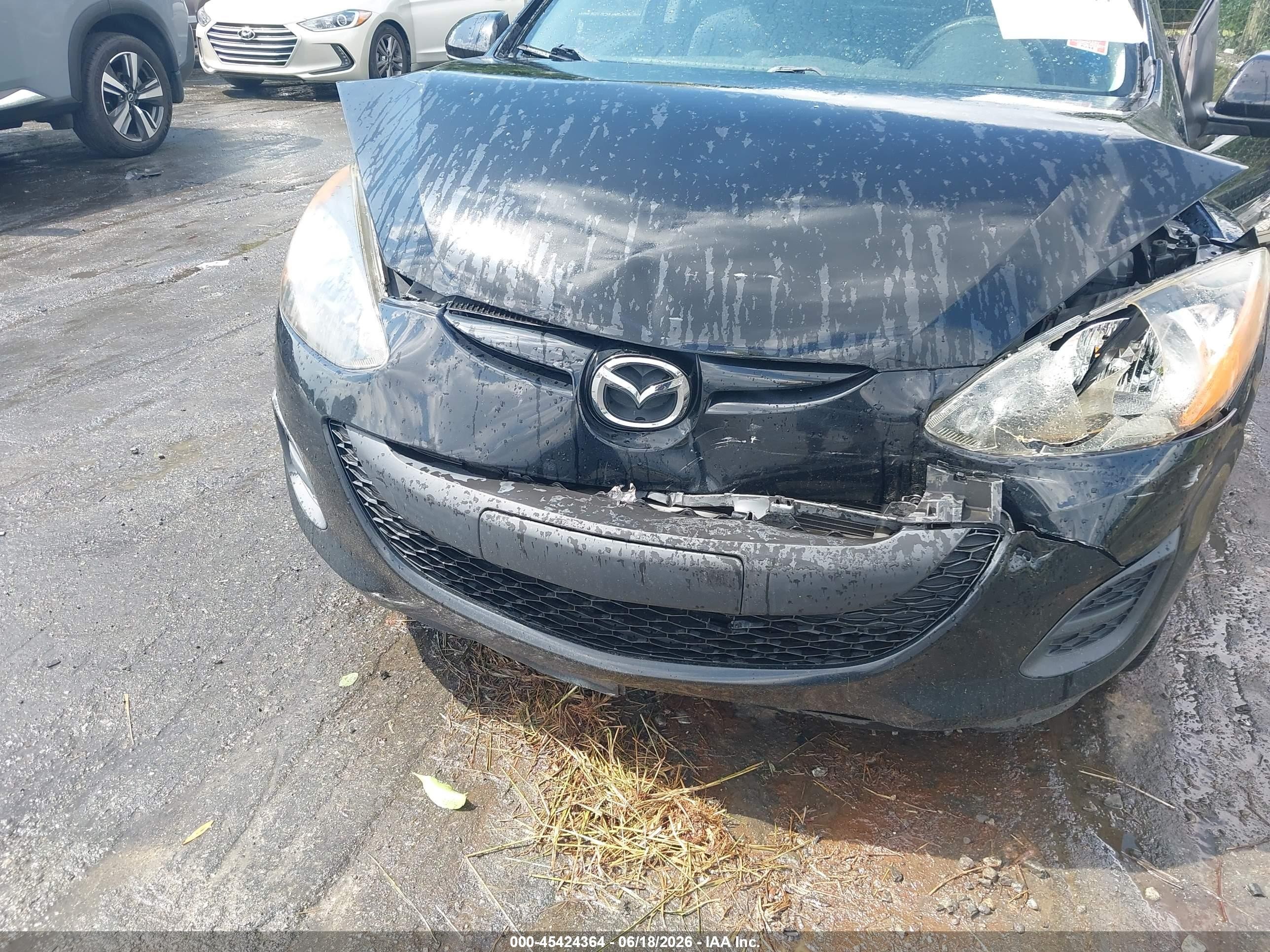 2013 Mazda Mazda2 Sport Black vin: JM1DE1KYXD0159576