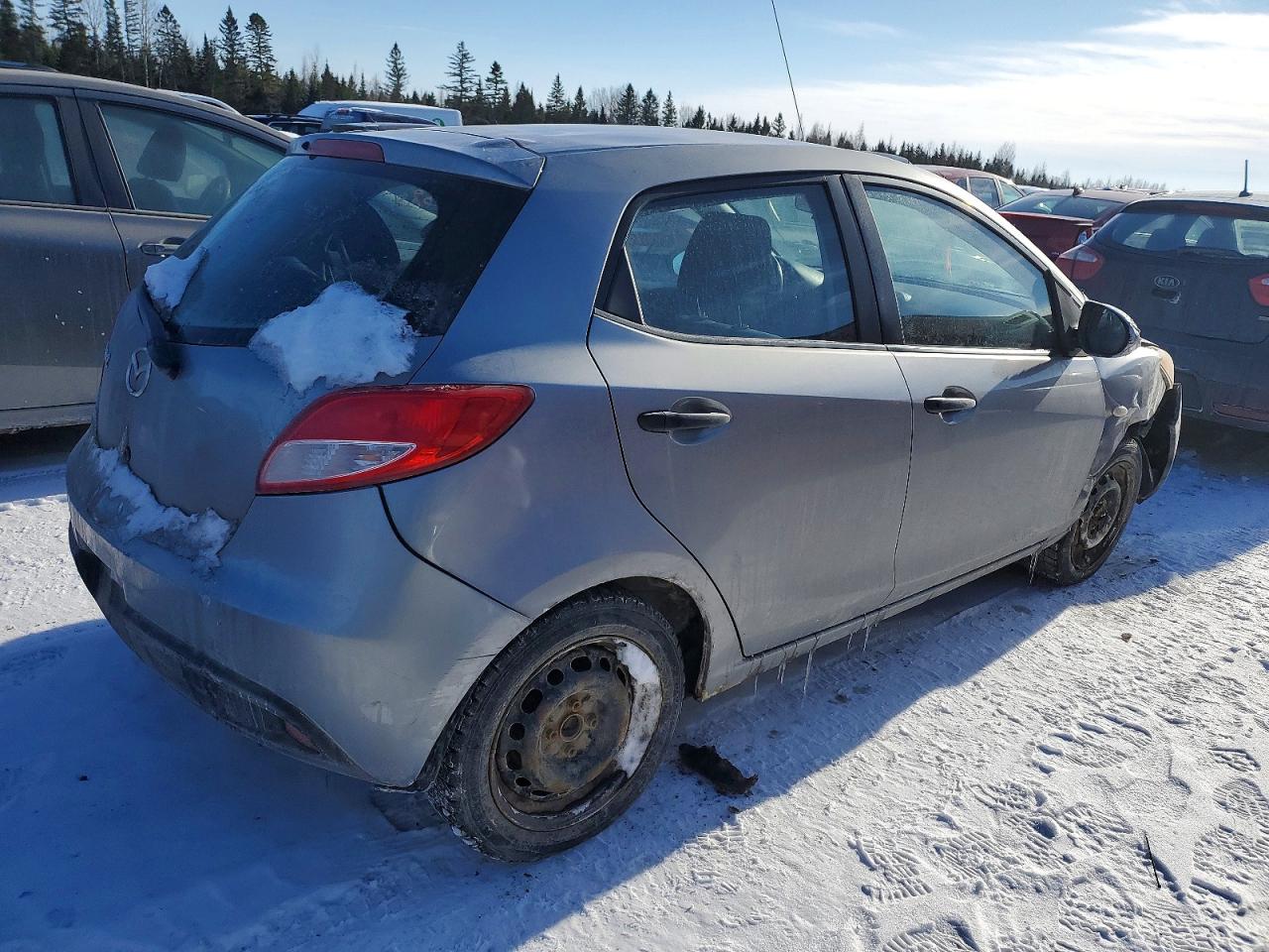 2013 Mazda Mazda 2 Gray vin: JM1DE1KYXD0168634