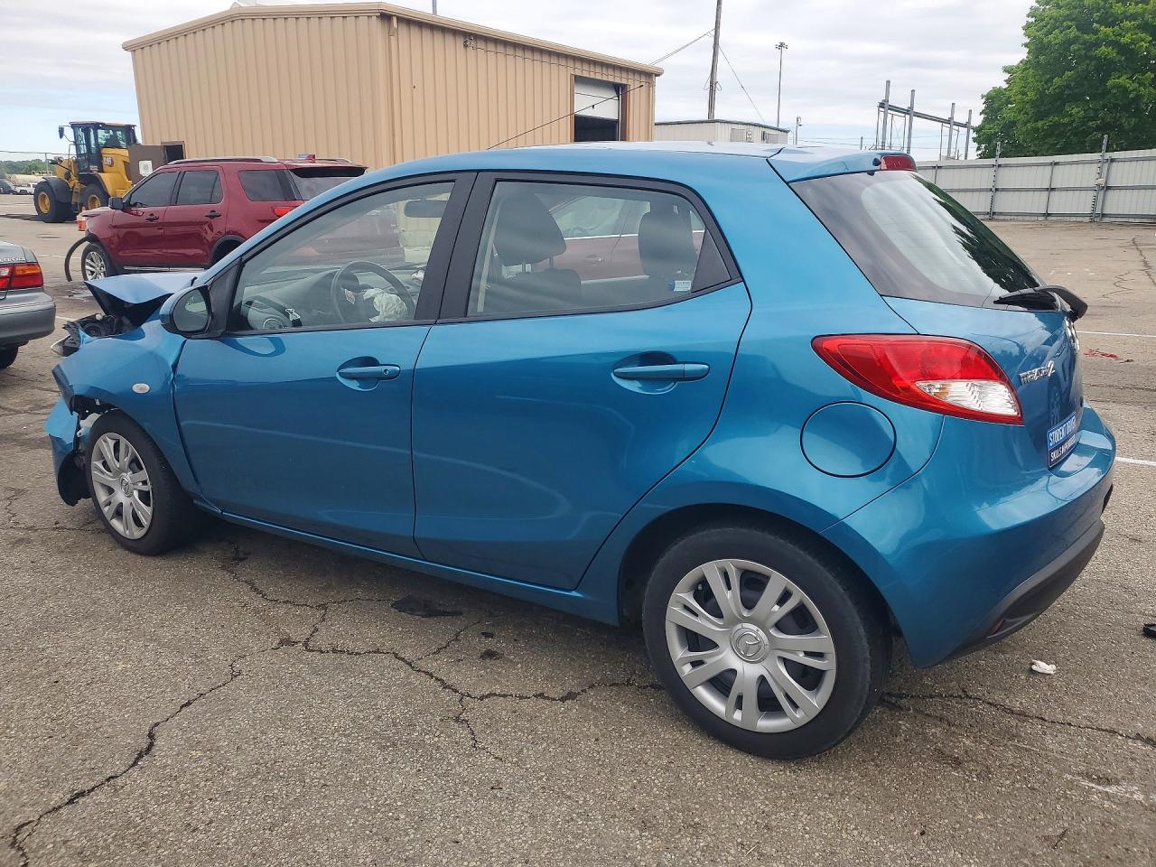 2012 Mazda Mazda2 Blue vin: JM1DE1KZ0C0132958