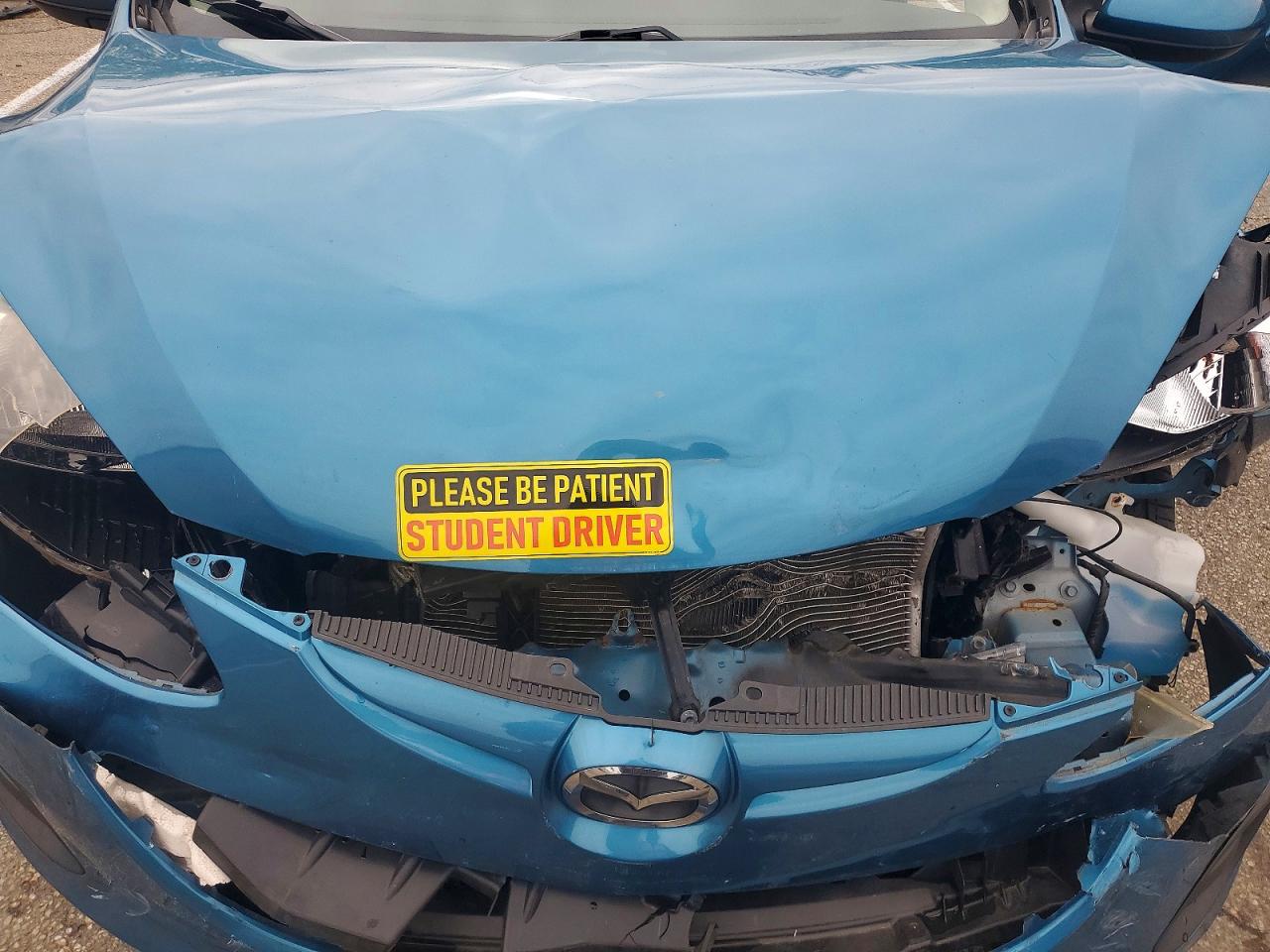 2012 Mazda Mazda2 Blue vin: JM1DE1KZ0C0132958