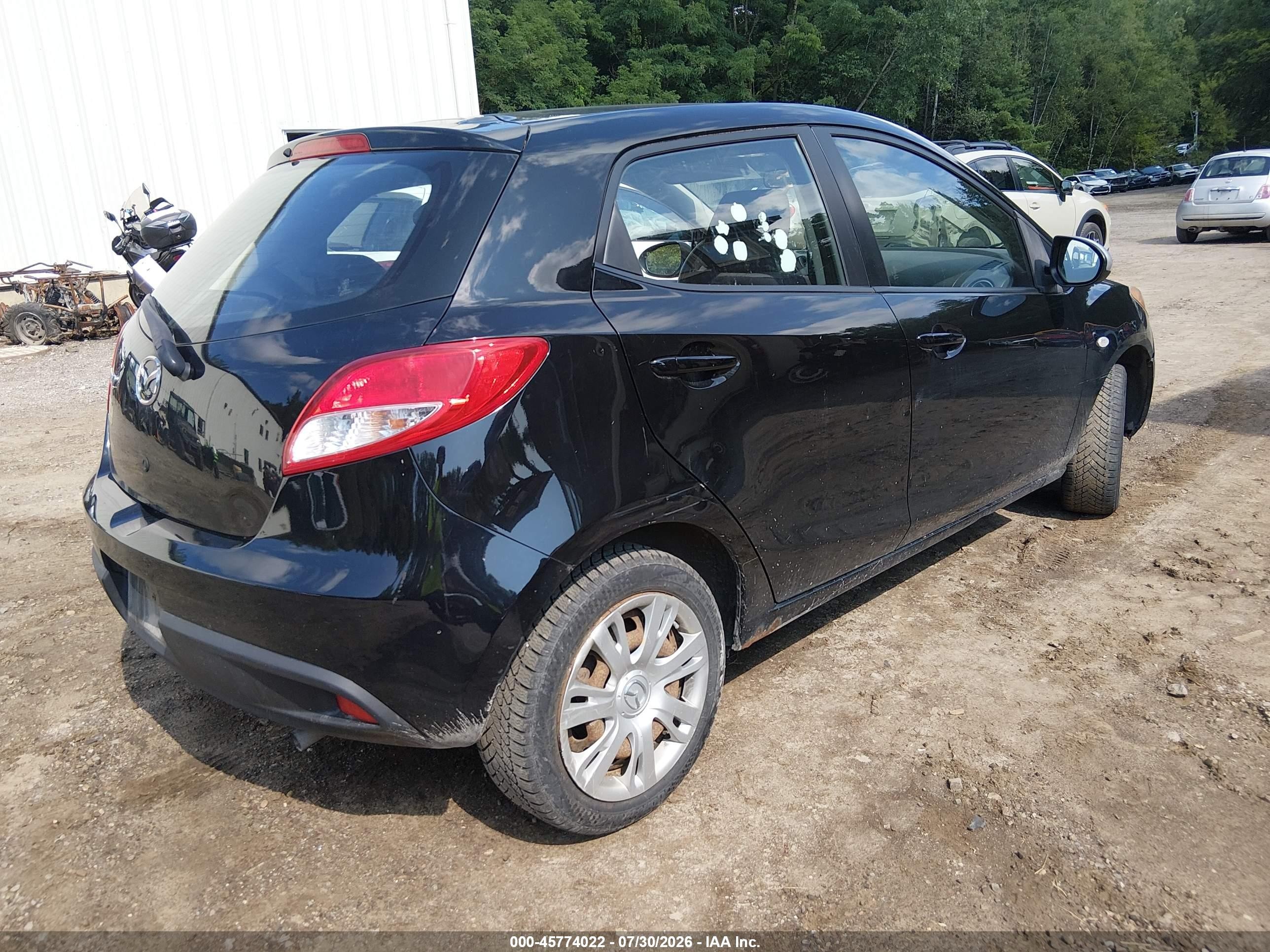 2013 Mazda Mazda2 Sport Black vin: JM1DE1KZ0D0165685