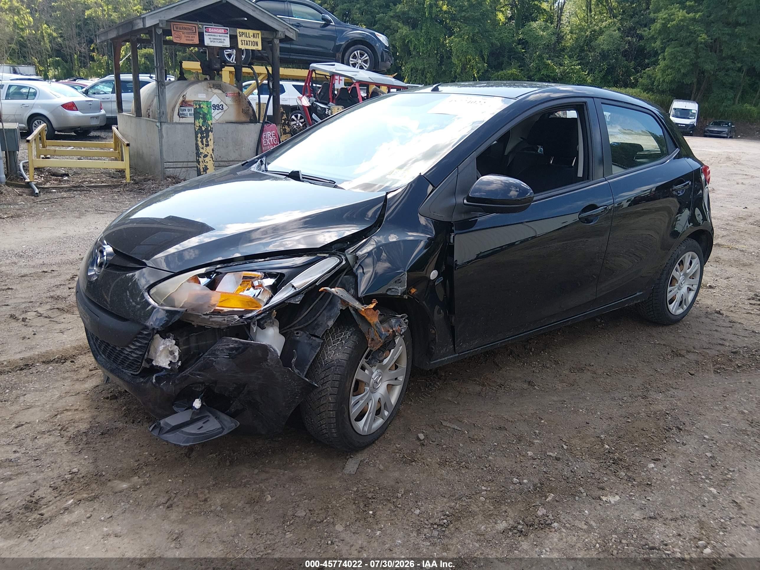 2013 Mazda Mazda2 Sport Black vin: JM1DE1KZ0D0165685