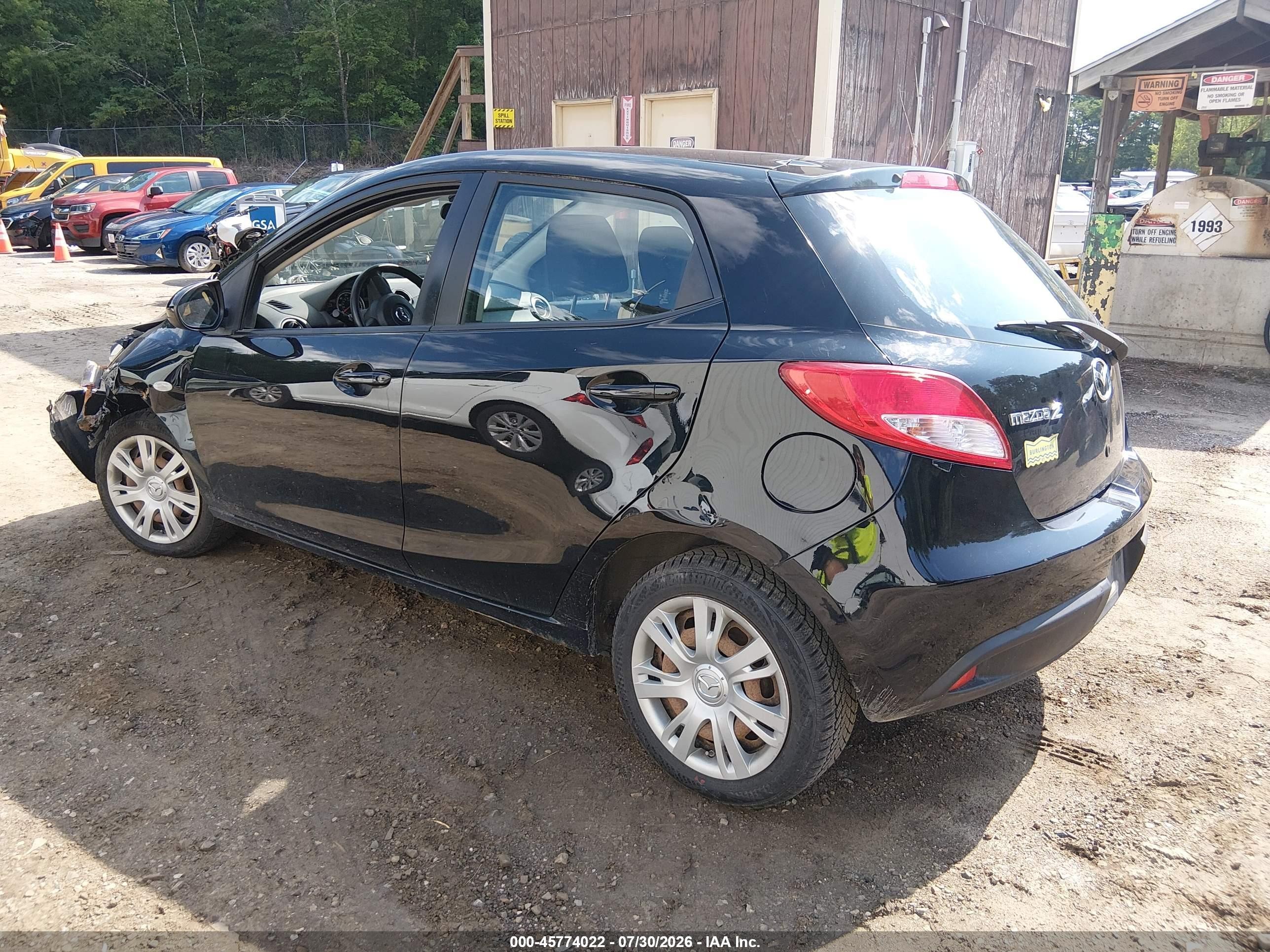 2013 Mazda Mazda2 Sport Black vin: JM1DE1KZ0D0165685