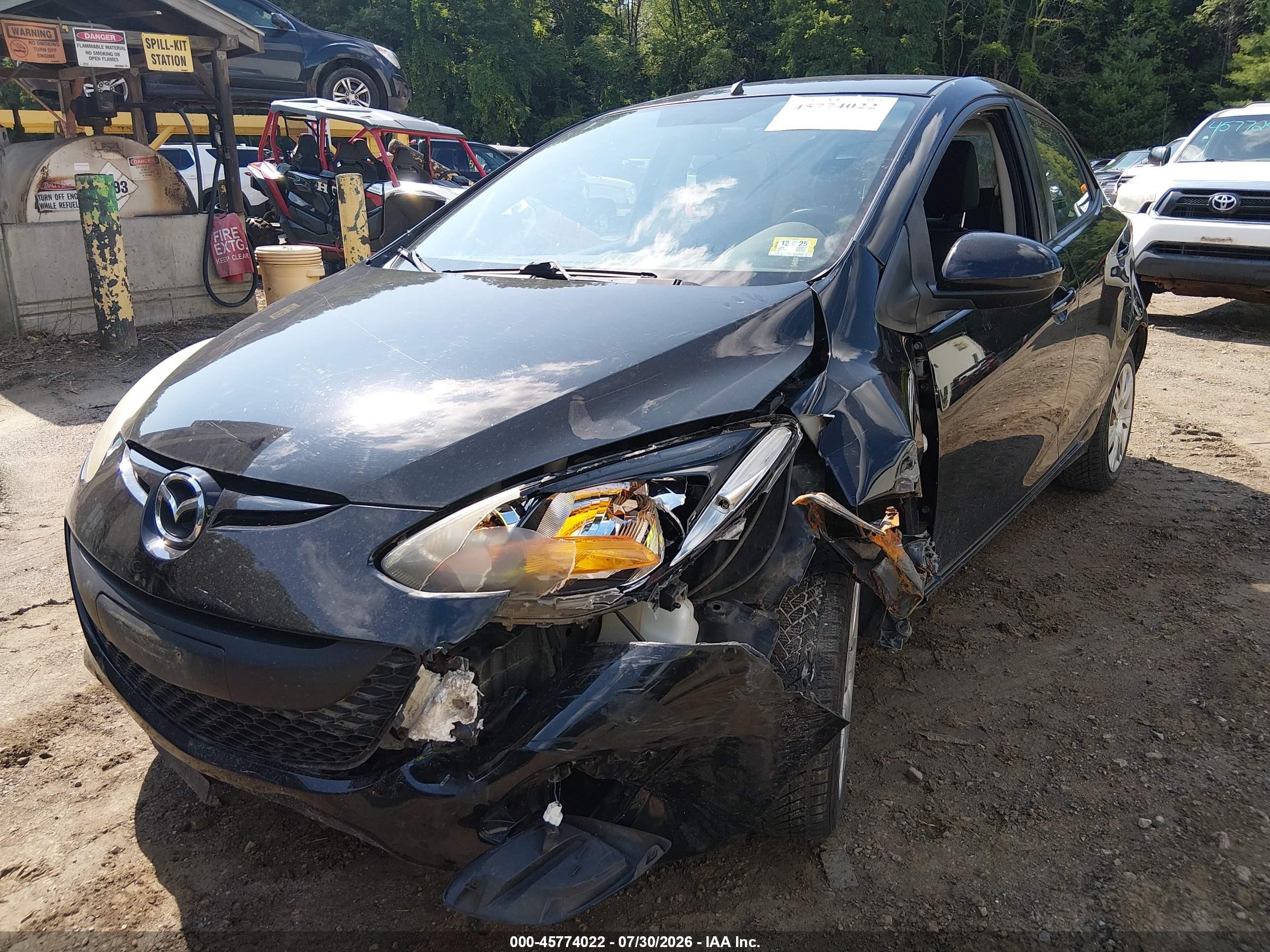 2013 Mazda Mazda2 Sport Black vin: JM1DE1KZ0D0165685