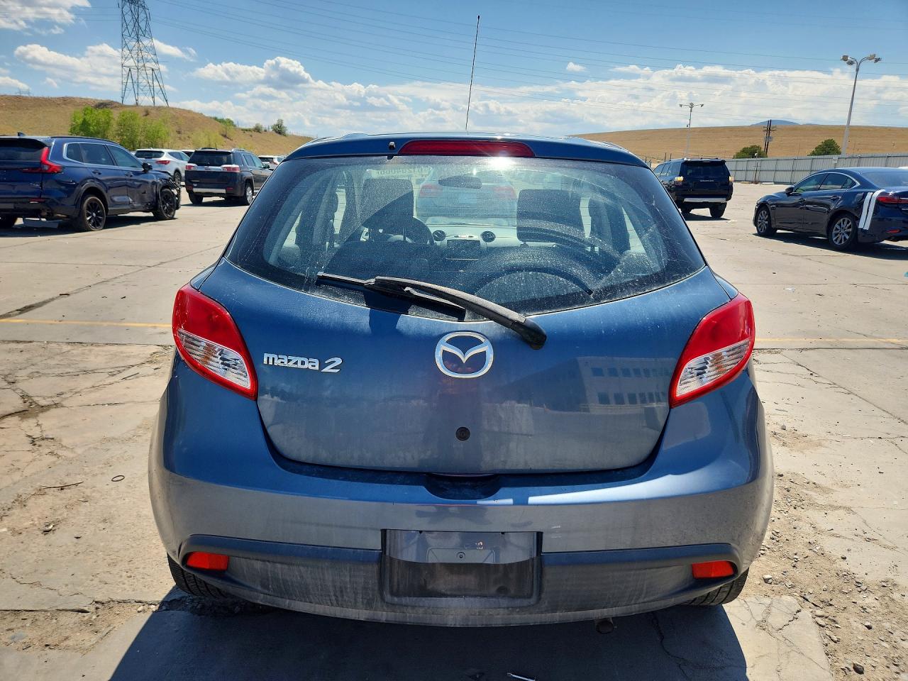2014 Mazda Mazda2 Sport Синий vin: JM1DE1KZ0E0189020