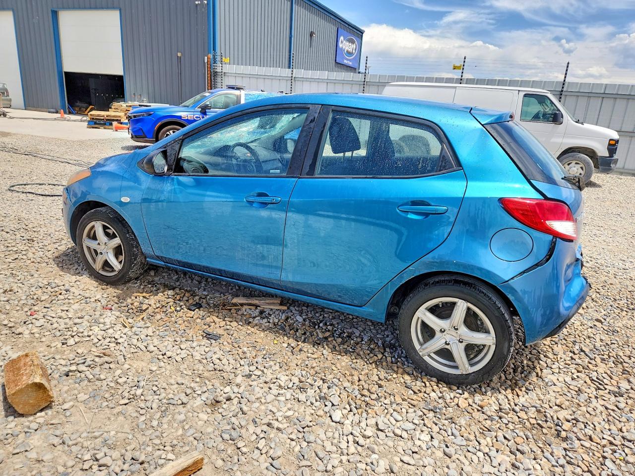 2012 Mazda Mazda2 Blue vin: JM1DE1KZ1C0134279