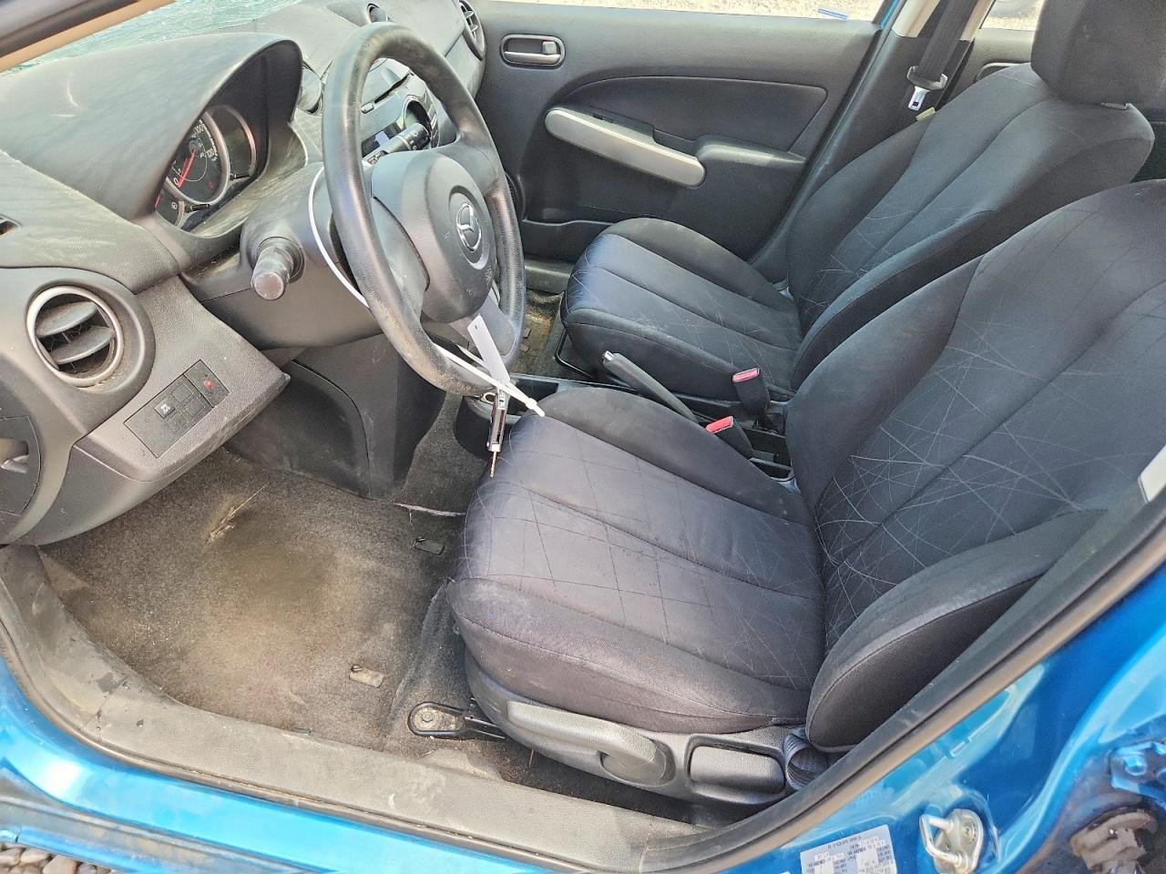 2012 Mazda Mazda2 Blue vin: JM1DE1KZ1C0134279