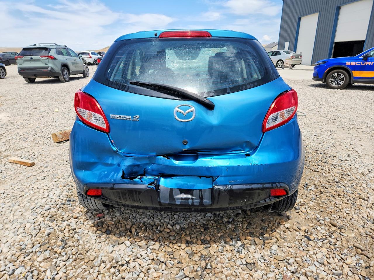 2012 Mazda Mazda2 Blue vin: JM1DE1KZ1C0134279
